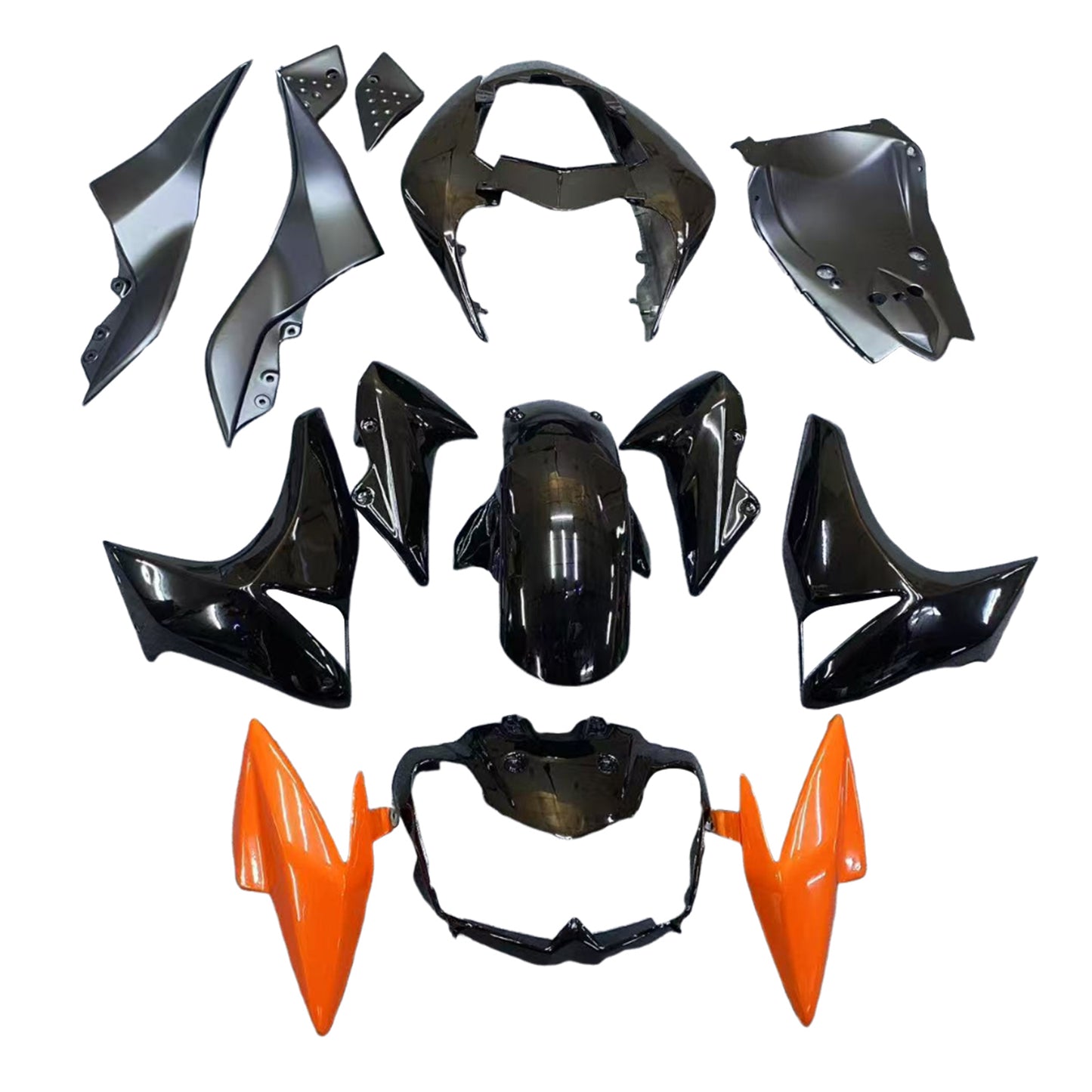 Kit carenatura iniezione Kawasaki Z1000 2007-2009 Carrozzeria plastica ABS