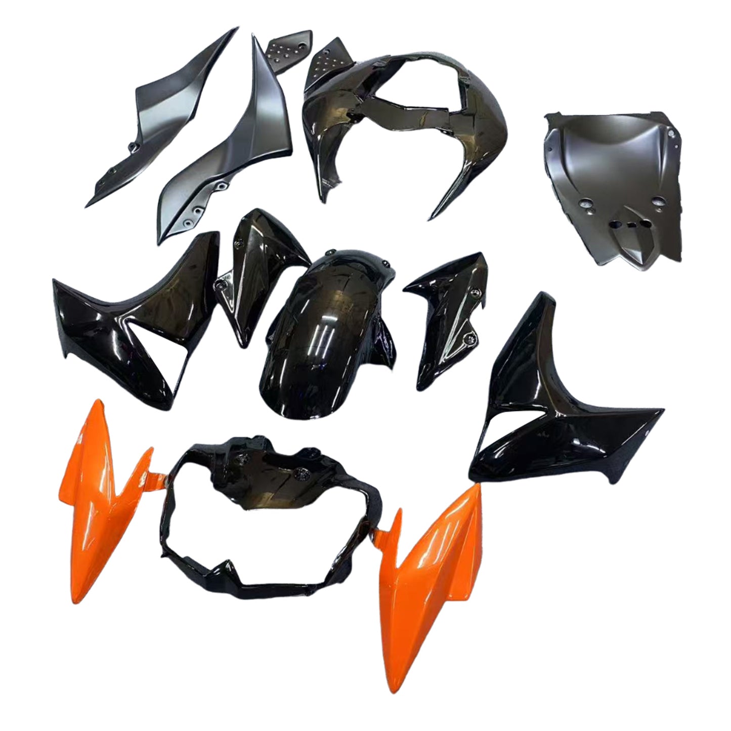 Kit carenatura iniezione Kawasaki Z1000 2007-2009 Carrozzeria plastica ABS