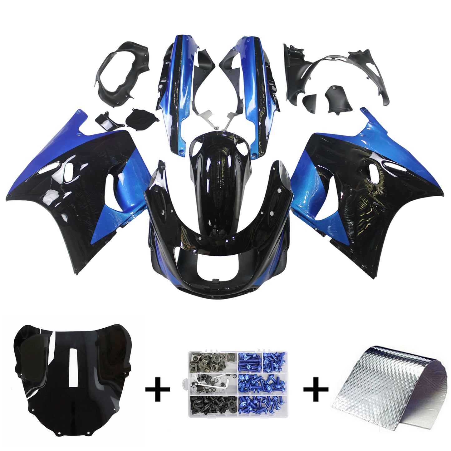 Kawasaki ZZR1100 1993-2003 Carena Kit Carrozzeria Plastica