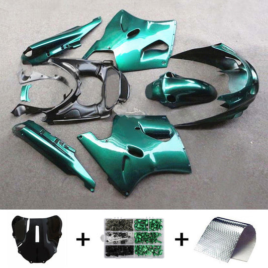 Amotopart Kawasaki ZZR1100 1993-2003 Kit carena Carrozzeria Plastica