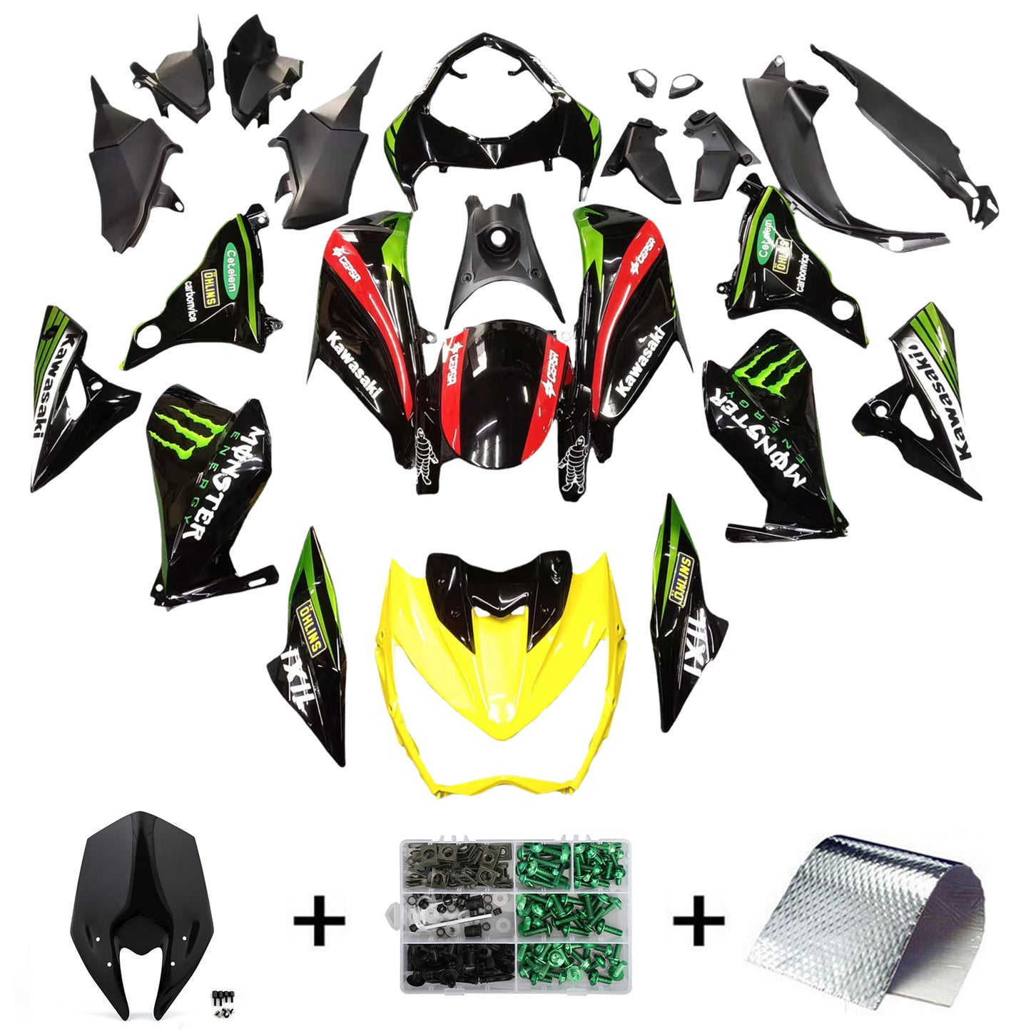 Kit carenatura Kawasaki Z800 2013-2018