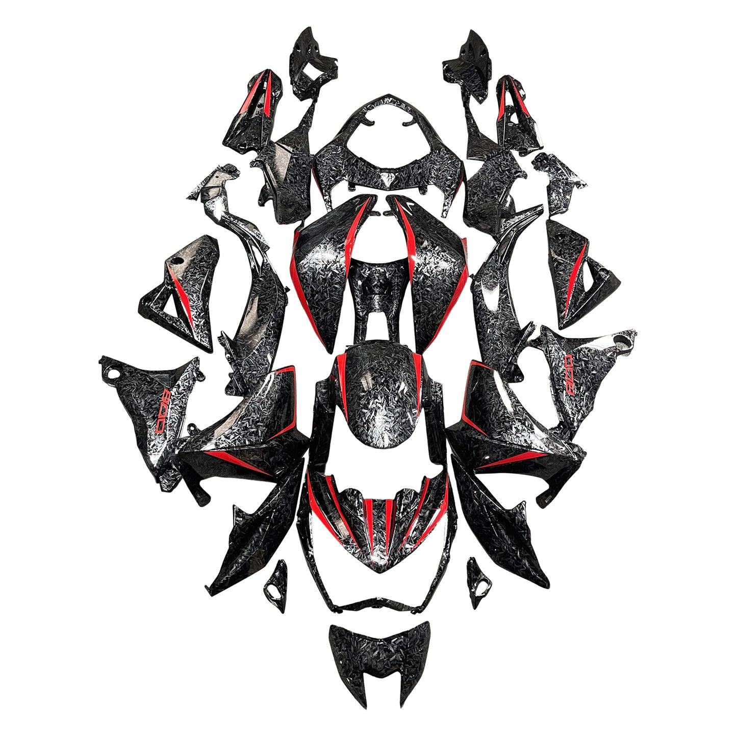 Kit carenatura iniezione in plastica ABS adatto per Kawasaki Z800 2013-2018