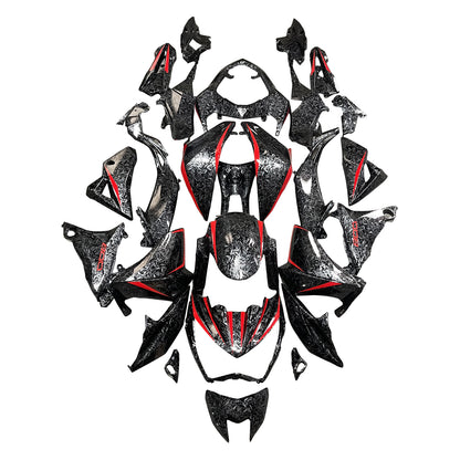 Kit carenatura iniezione in plastica ABS adatto per Kawasaki Z800 2013-2018