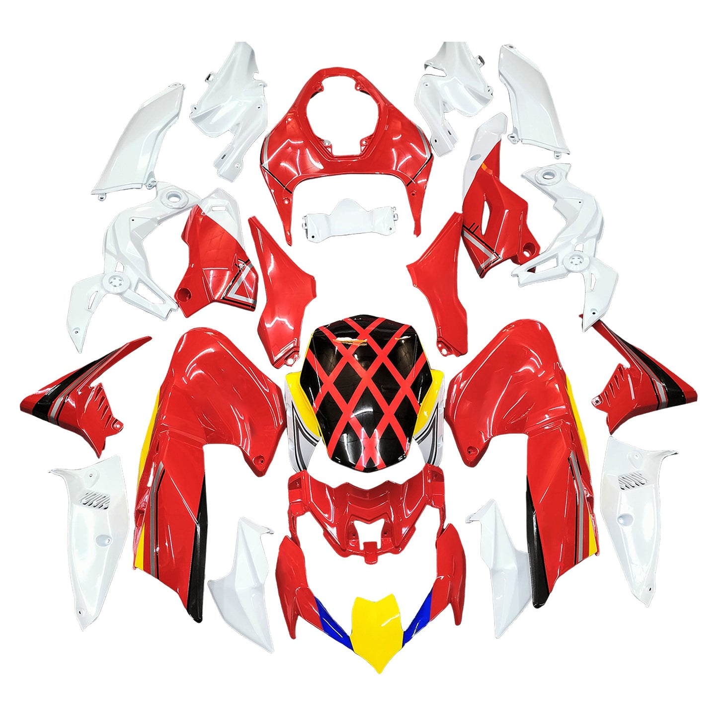 Amotopart Kit carena Kawasaki Z900 2020-2024 Carrozzeria Plastica ABS