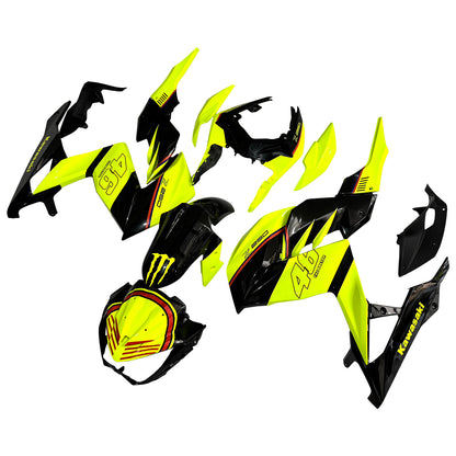 Amotopart Kawasaki Z250 Z300 2015-2016 Kit carena Carrozzeria Plastica ABS