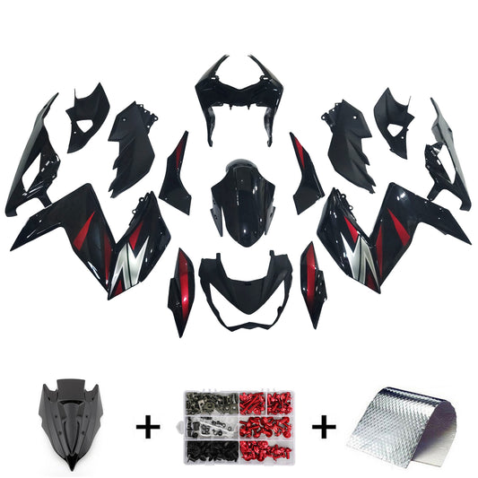 Amotopart Kawasaki Z250 Z300 2015-2016 Kit carena Carrozzeria Plastica ABS