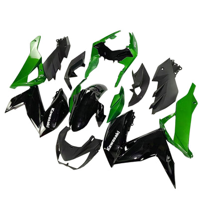 Amotopart Kawasaki Z250 Z300 2015-2016 Kit carena Carrozzeria Plastica ABS