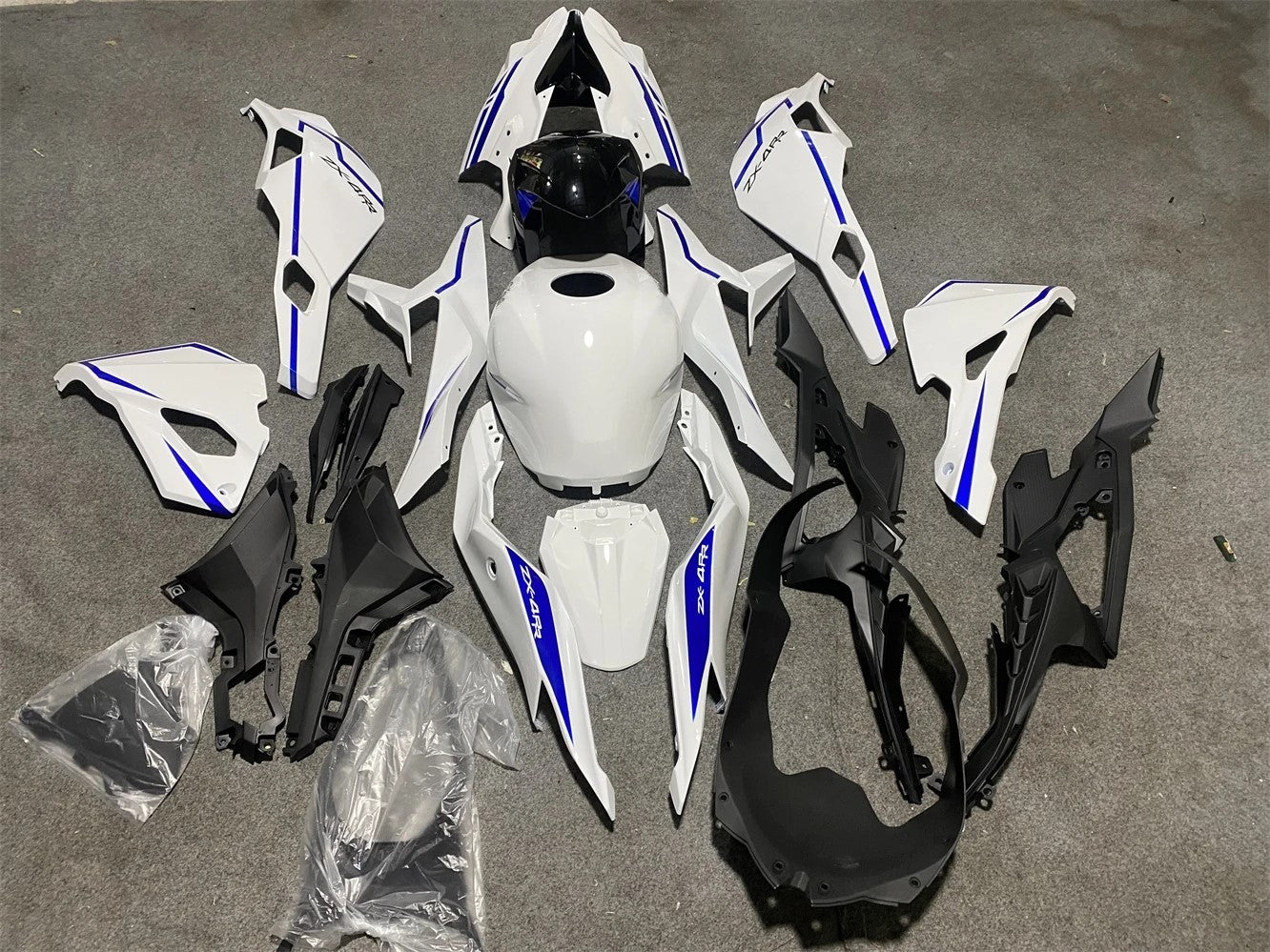 Carrozzeria kit carenatura iniezione Kawasaki Ninja ZX-25R ZX-4R ZX-4RR 2019-2026