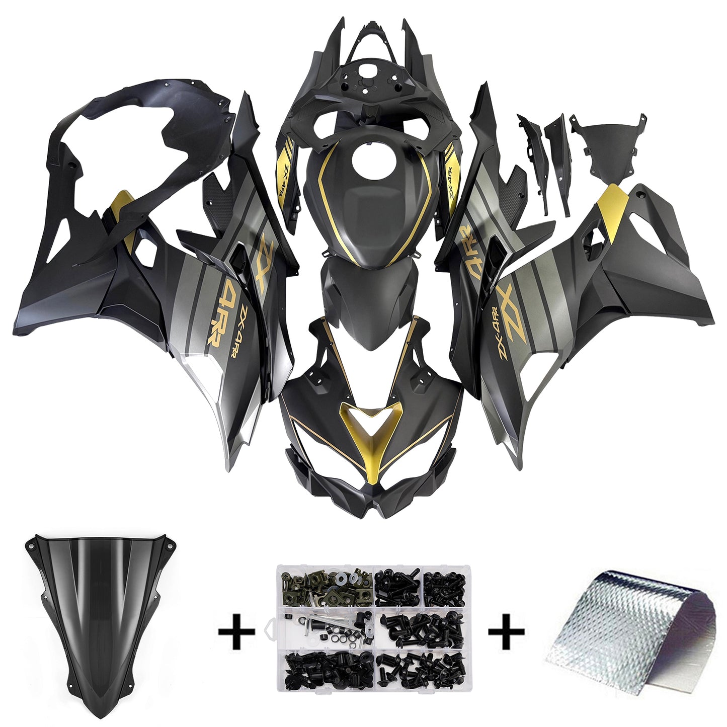 Kit carenatura iniezione Kawasaki Ninja ZX-25R ZX-4R ZX-4RR 2019-2025
