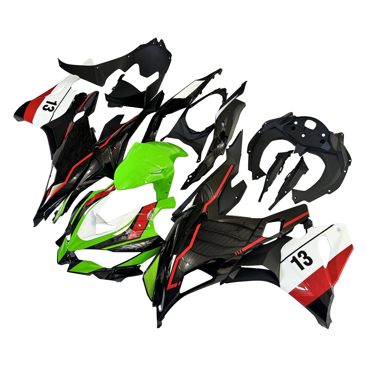 Carrozzeria kit carenatura iniezione Kawasaki Ninja ZX-25R ZX-4R ZX-4RR 2019-2026
