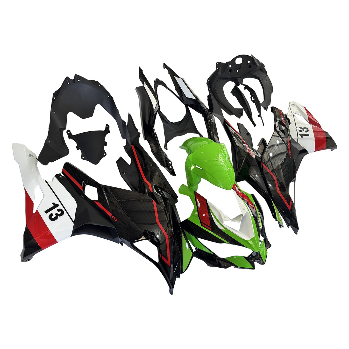 Carrozzeria kit carenatura iniezione Kawasaki Ninja ZX-25R ZX-4R ZX-4RR 2019-2026