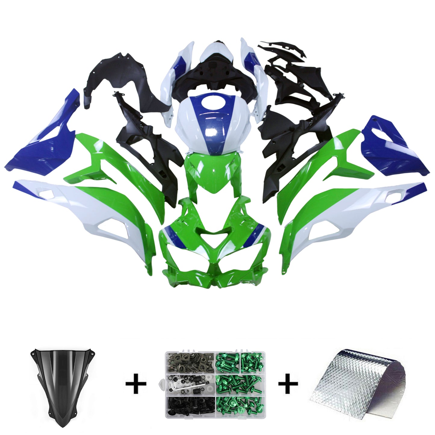 Kit carenatura iniezione Kawasaki Ninja ZX-25R ZX-4R ZX-4RR 2019-2024