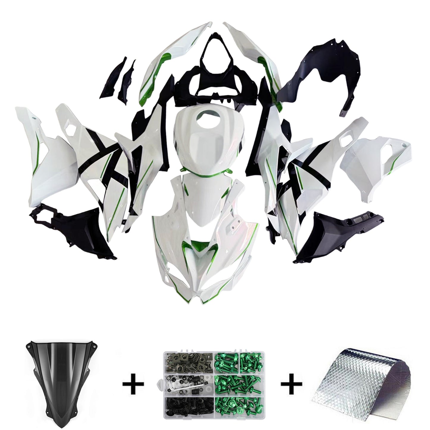 Kit carenatura iniezione Kawasaki Ninja ZX-25R ZX-4R ZX-4RR 2019-2025