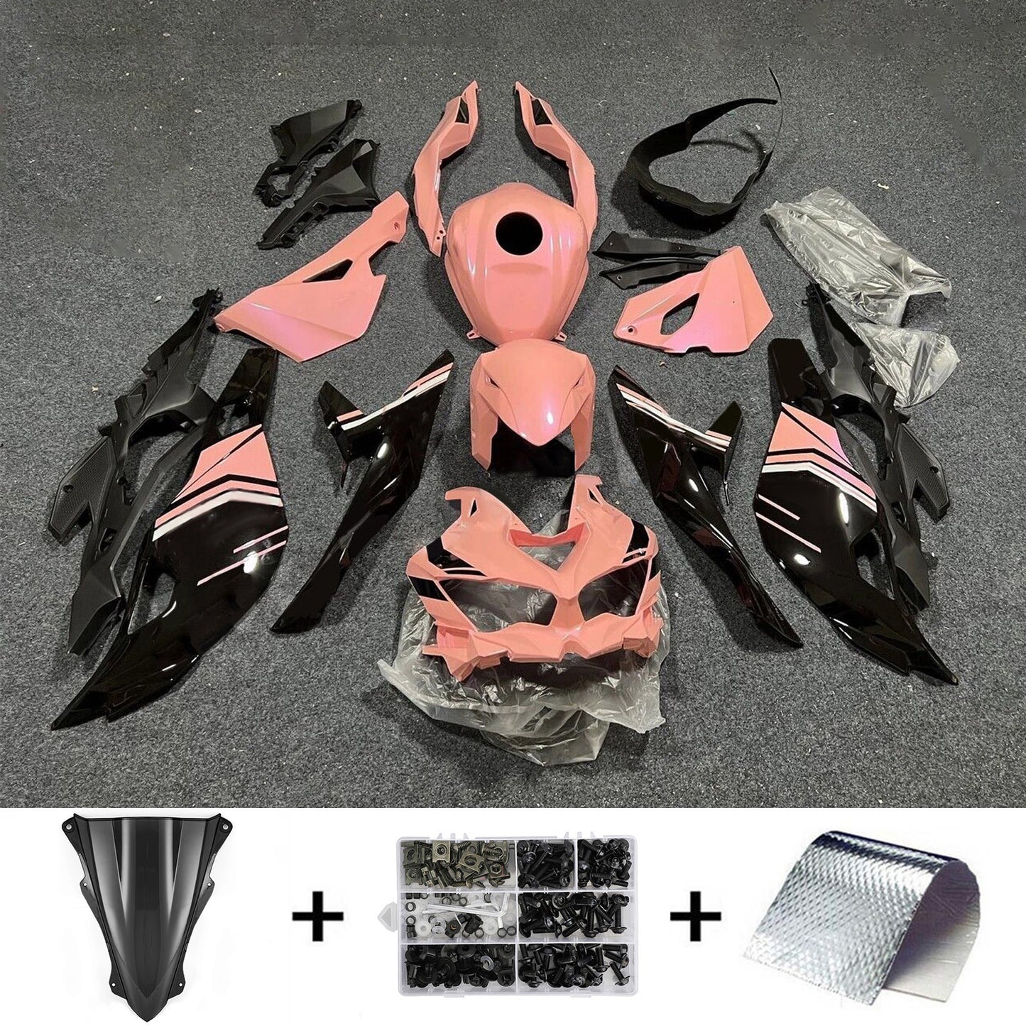 Kit carenatura iniezione Kawasaki Ninja ZX-25R ZX-4R ZX-4RR 2019-2026