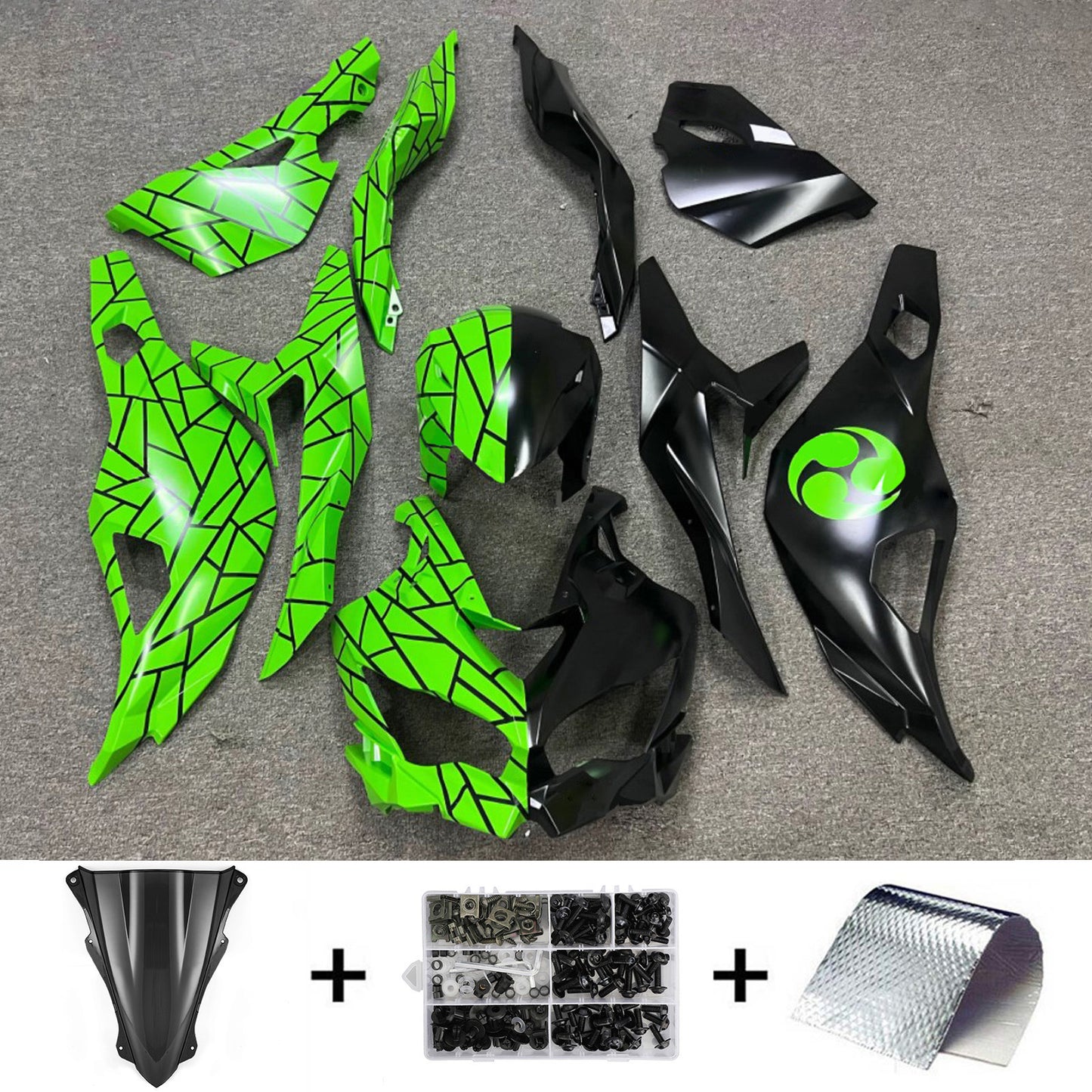 Kit carenatura iniezione Kawasaki Ninja ZX-25R ZX-4R ZX-4RR 2019-2026