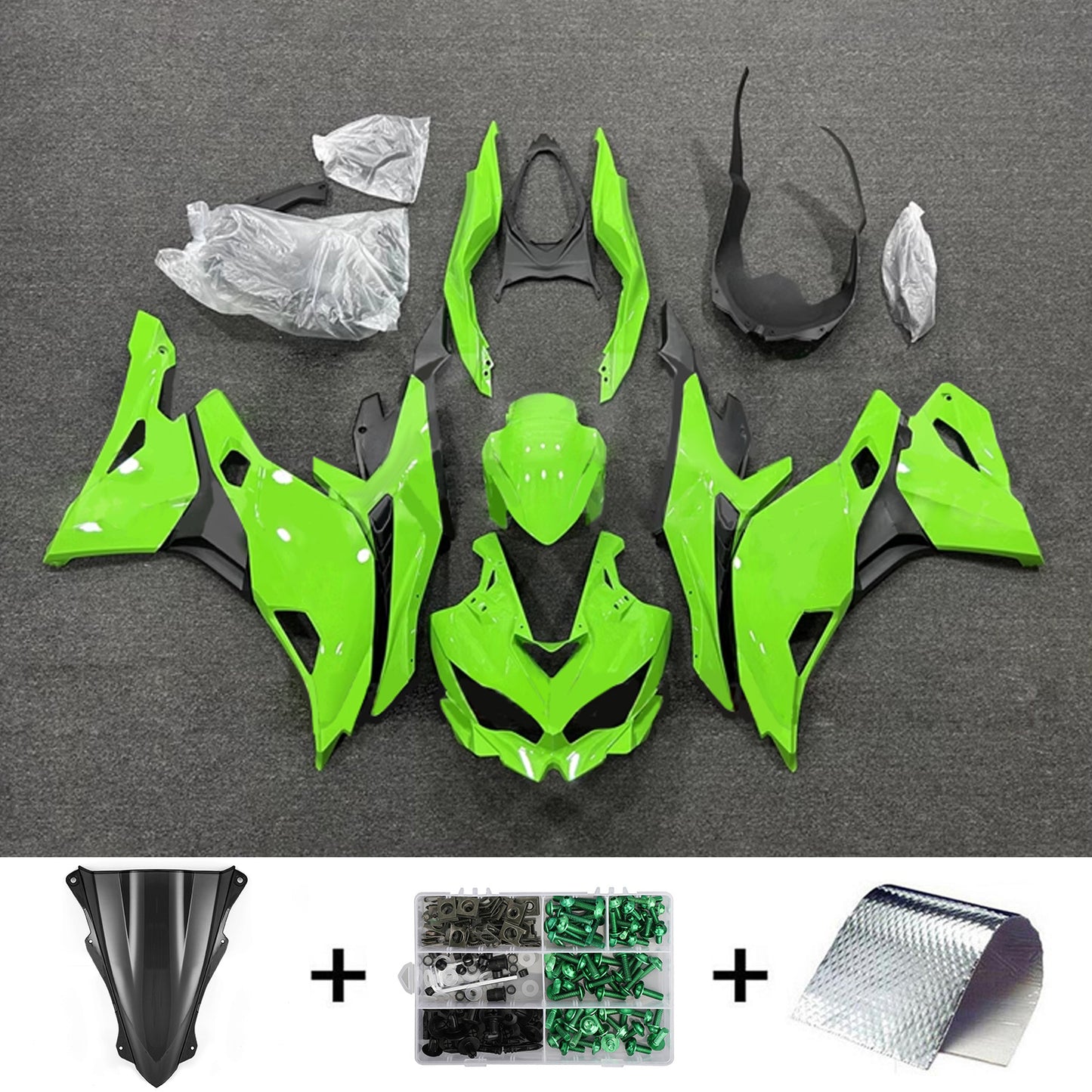 Kit carenatura iniezione Kawasaki Ninja ZX-25R ZX-4R ZX-4RR 2019-2025