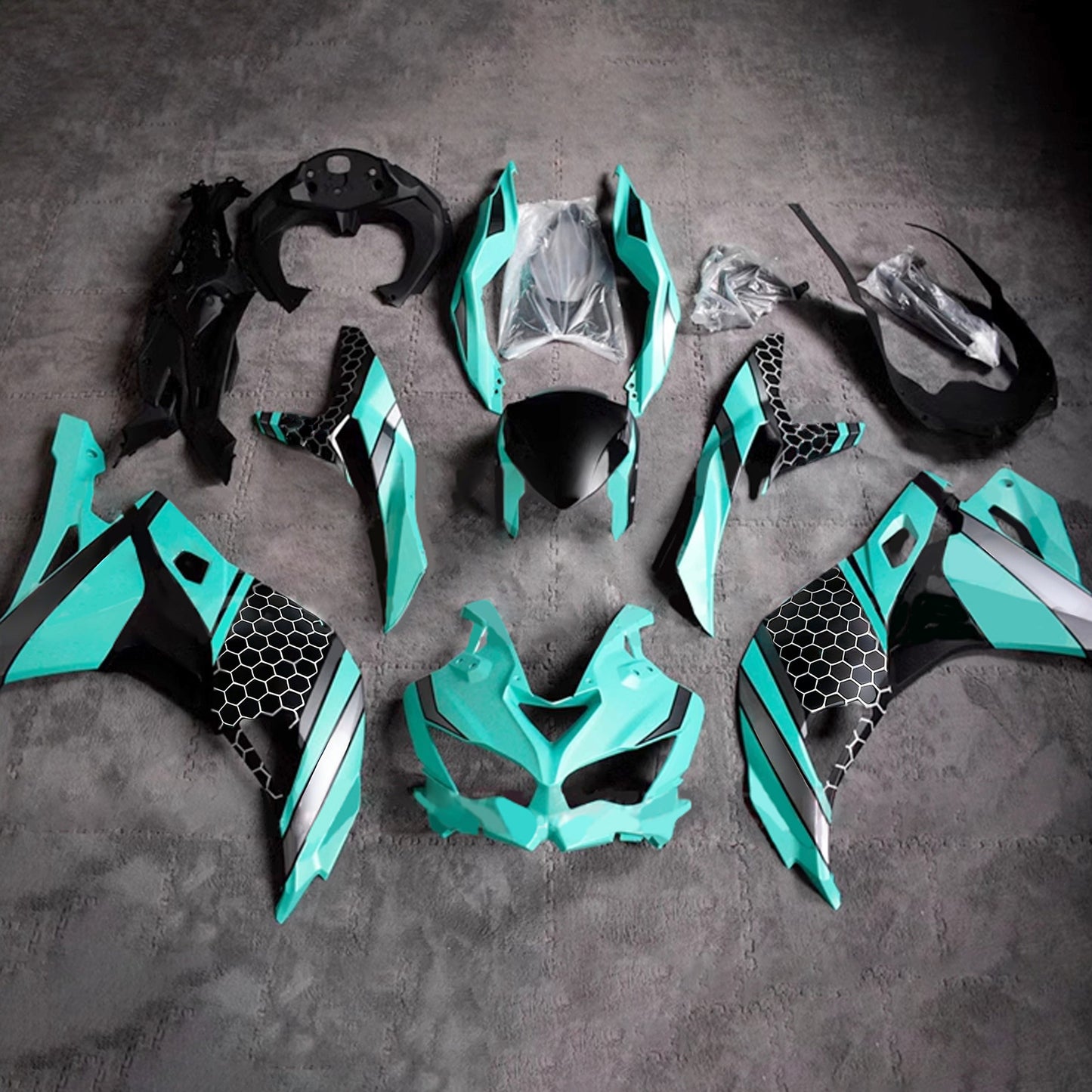 Kit carenatura iniezione Kawasaki Ninja ZX-25R ZX-4R ZX-4RR 2019-2026