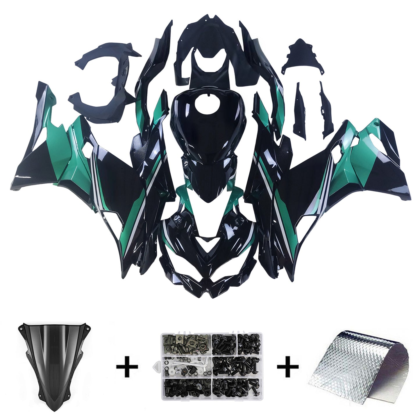 Kit carenatura iniezione Kawasaki Ninja ZX-25R ZX-4R ZX-4RR 2019-2025