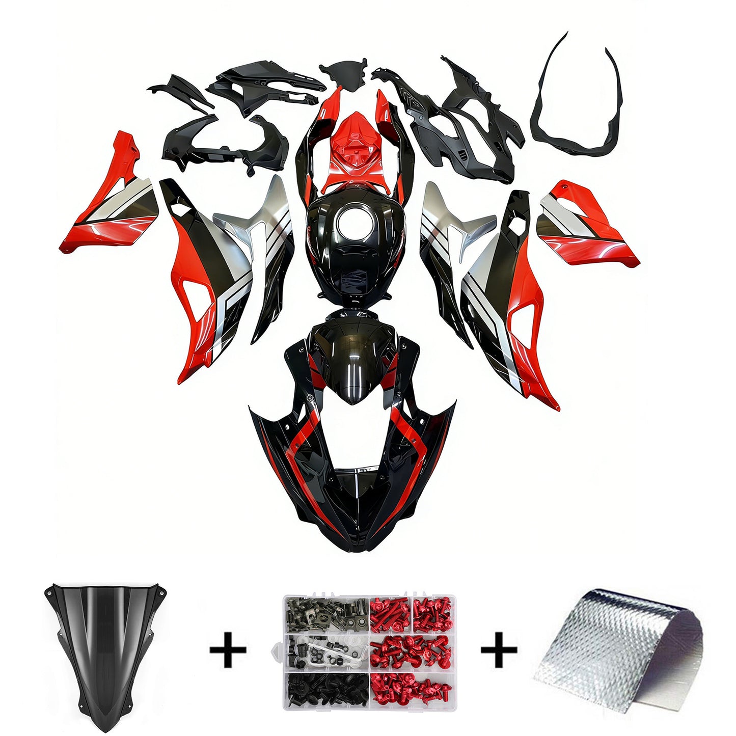 Kit carenatura iniezione Kawasaki Ninja ZX-25R ZX-4R ZX-4RR 2019-2026