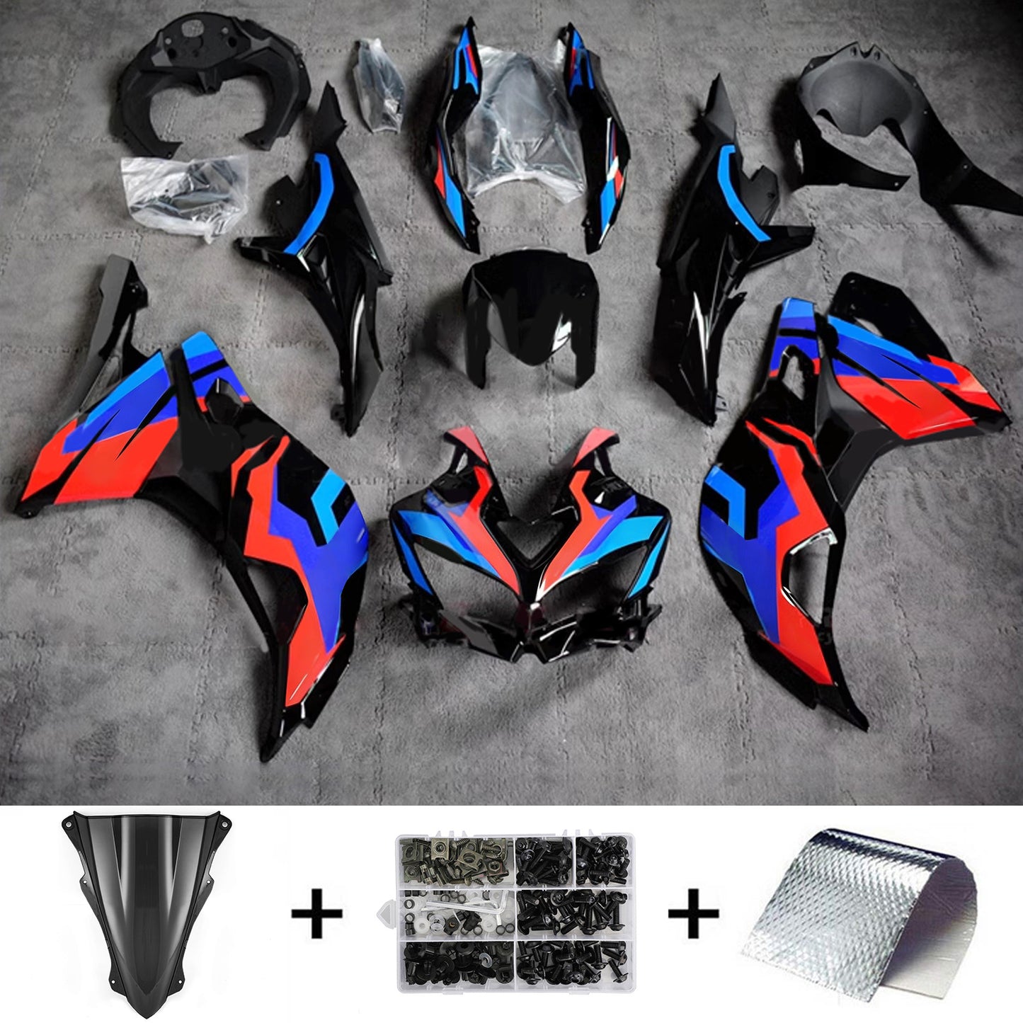 Kit carenatura iniezione Kawasaki Ninja ZX-25R ZX-4R ZX-4RR 2019-2025