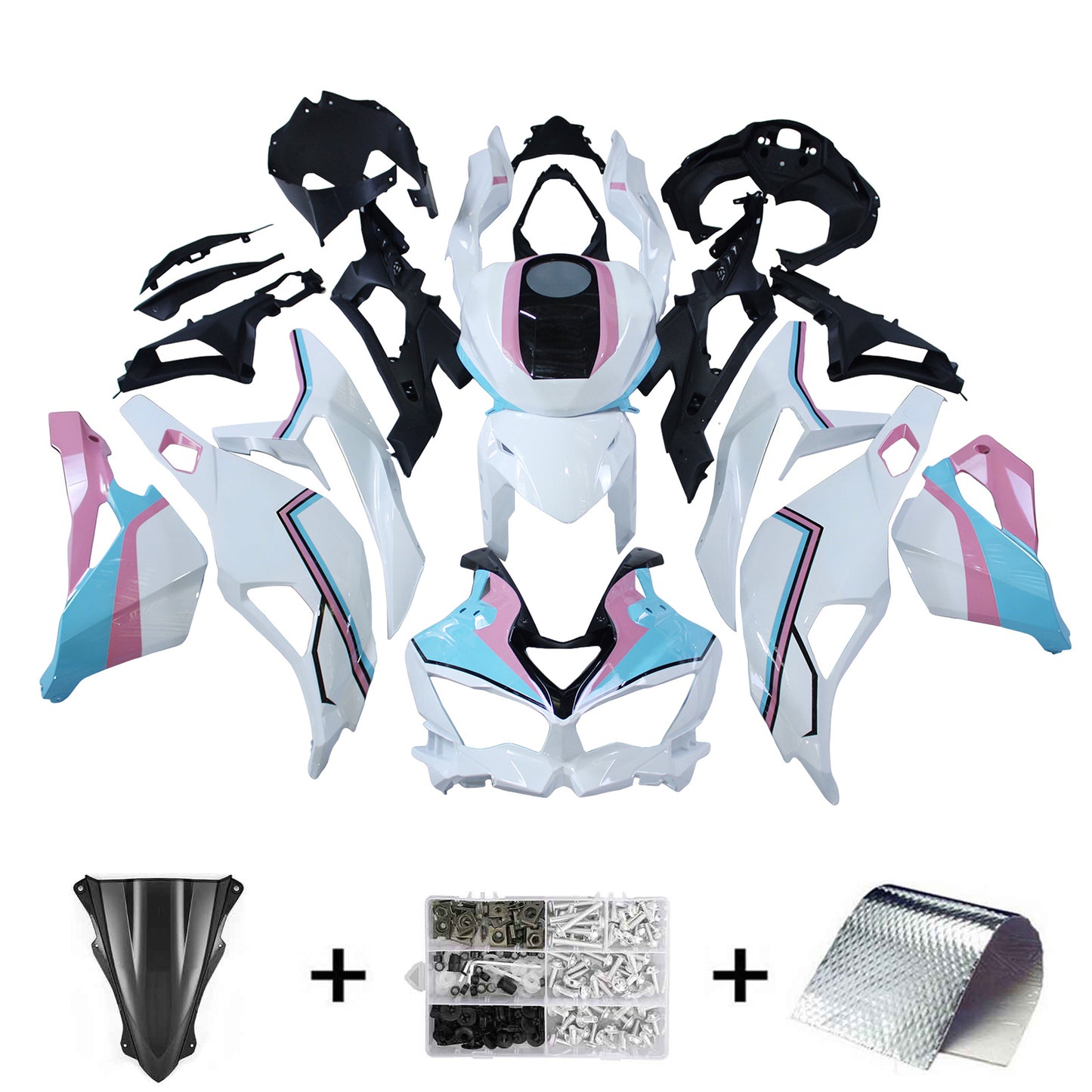 Kit carenatura iniezione Kawasaki Ninja ZX-25R ZX-4R ZX-4RR 2019-2026