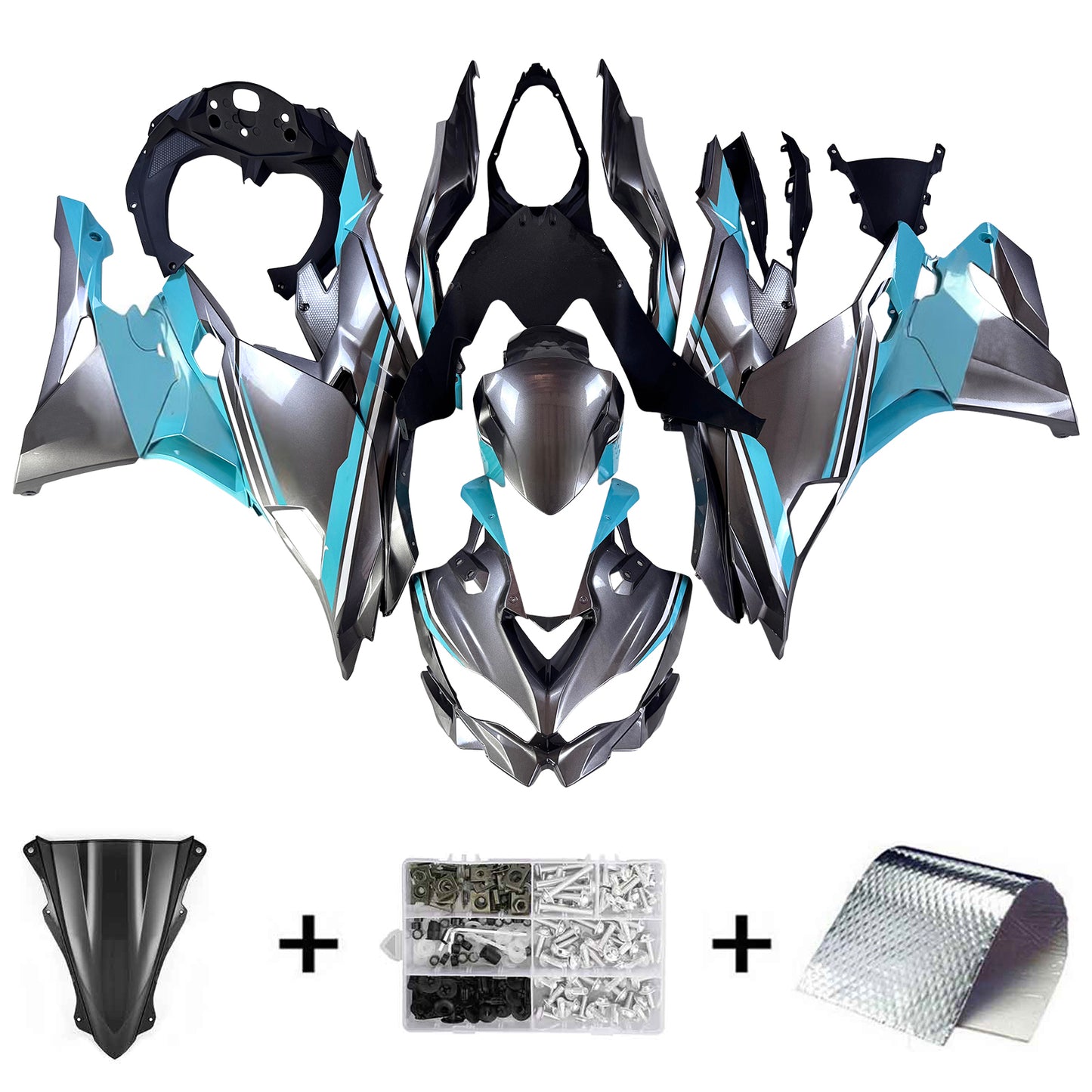 Kit carenatura iniezione Kawasaki Ninja ZX-25R ZX-4R ZX-4RR 2019-2025