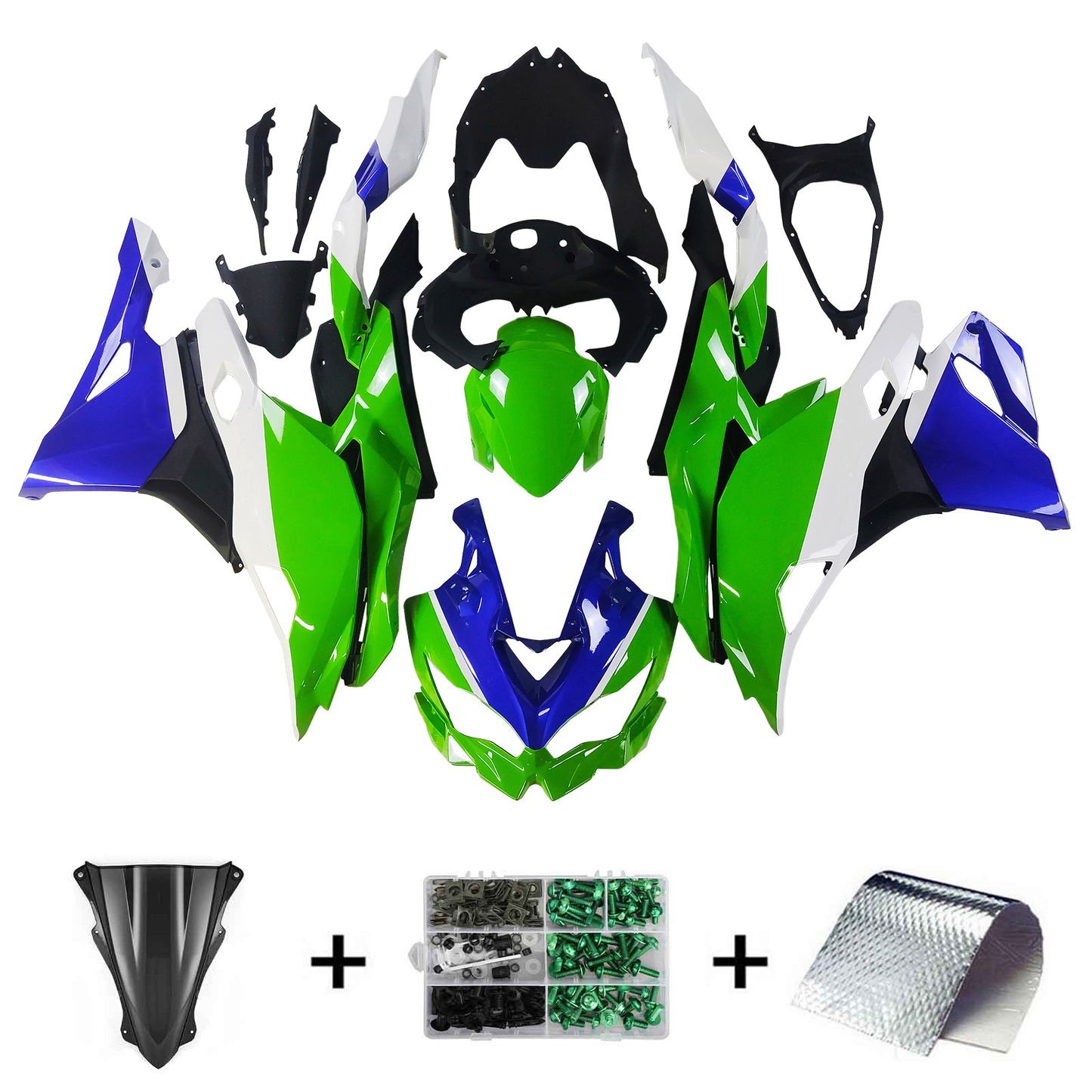 Kit carenatura iniezione Kawasaki Ninja ZX-25R ZX-4R ZX-4RR 2019-2025