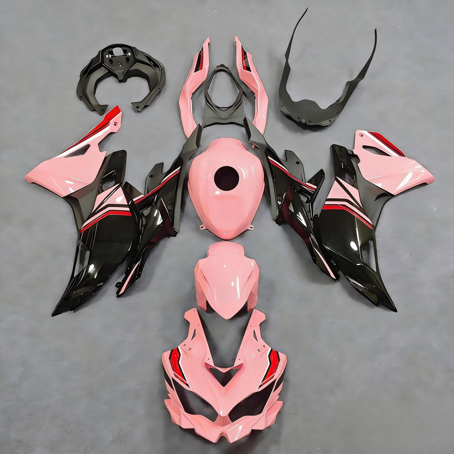 Kit carenatura iniezione adatto per Kawasaki Ninja ZX-25R ZX-4R ZX-4RR 2019-2026