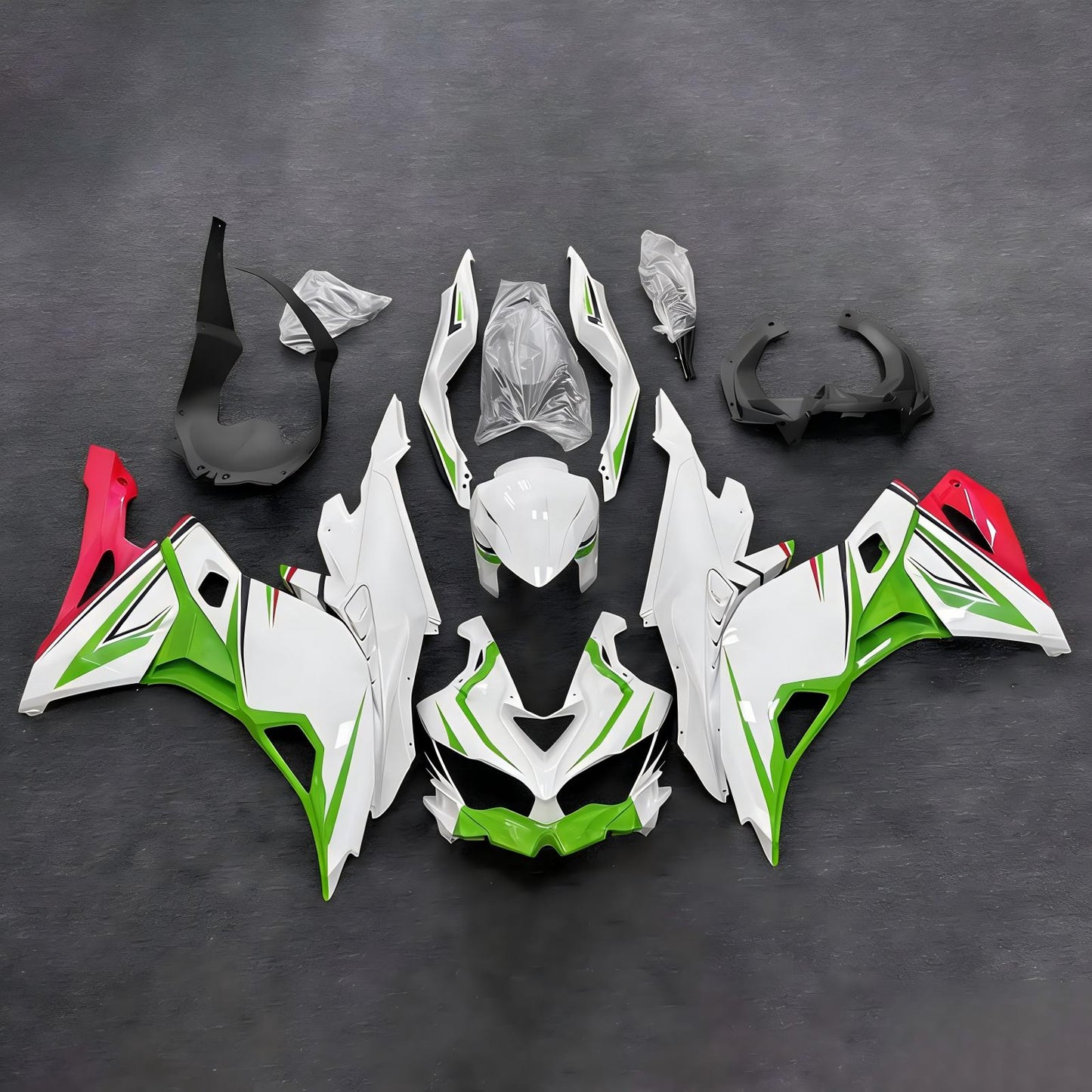 Kit carenatura iniezione adatto per Kawasaki Ninja ZX-25R ZX-4R ZX-4RR 2019-2026
