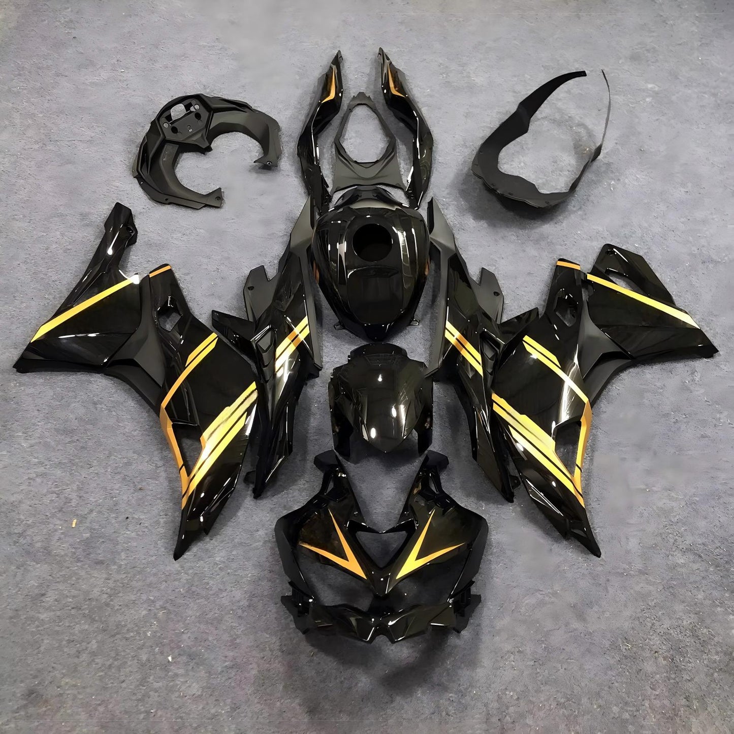 Kit carenatura iniezione adatto per Kawasaki Ninja ZX-25R ZX-4R ZX-4RR 2019-2026