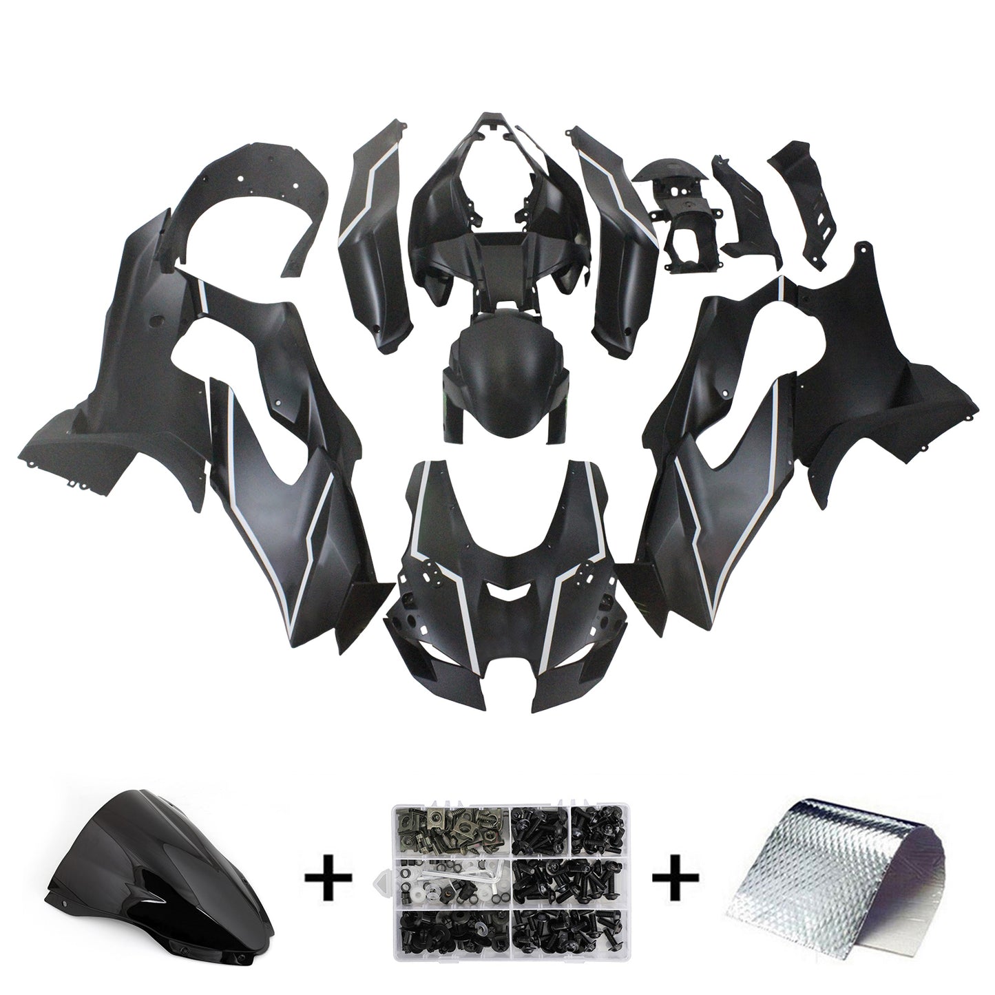 Amotopart Kawasaki ZX-10R ZX10R 2021-2025 Kit carena Carrozzeria ABS
