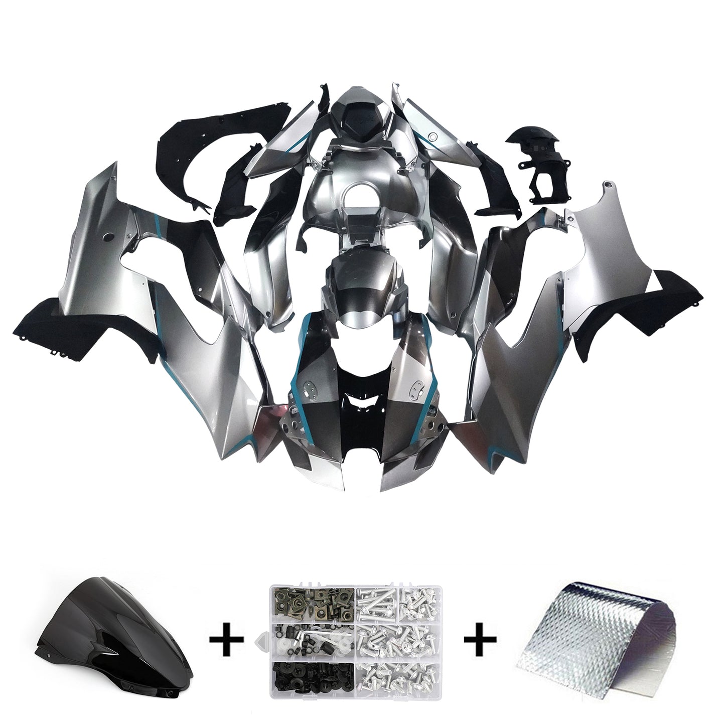 2021-2025 Kawasaki ZX-10R ZX10RR Kit carenatura iniezione Carrozzeria ABS