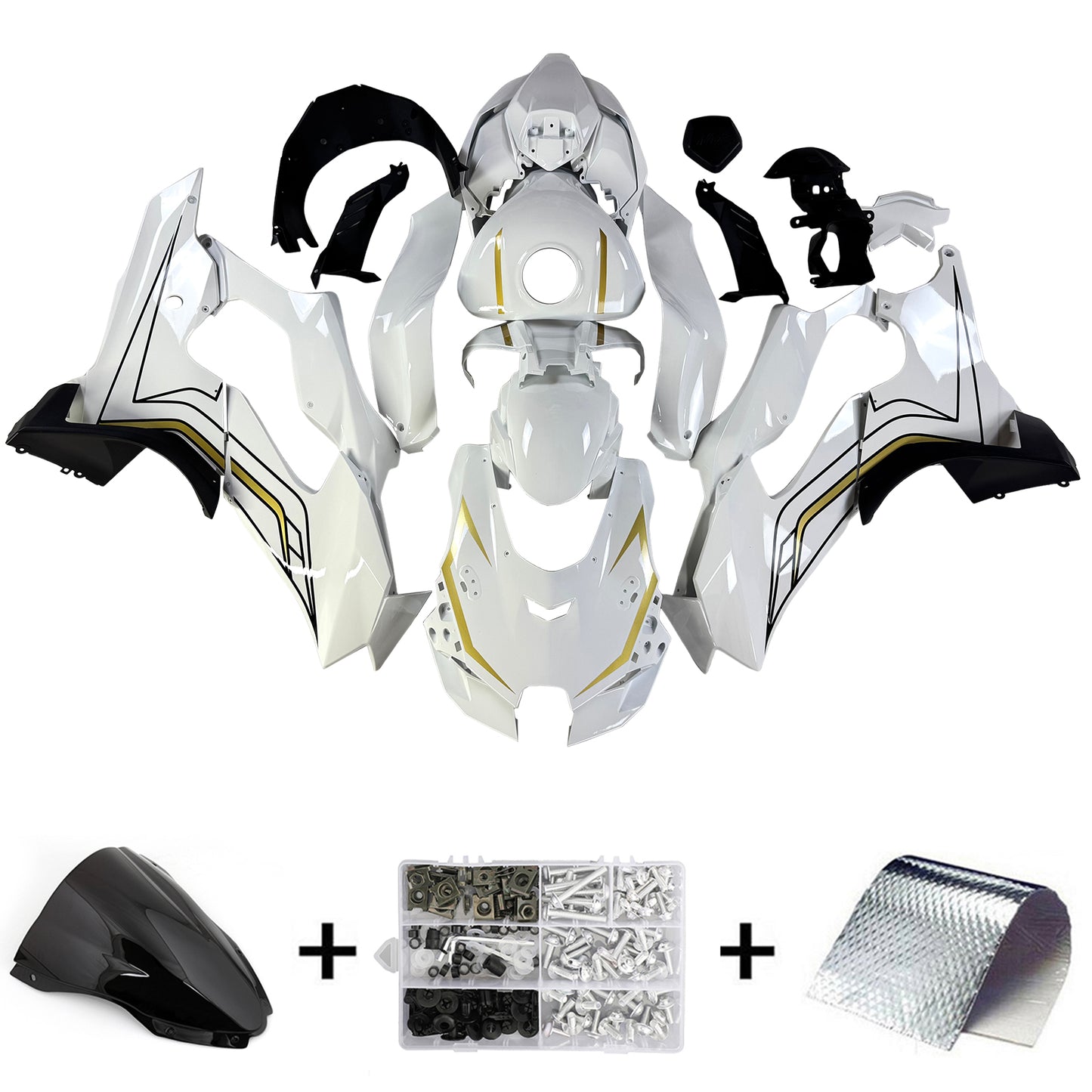 2021-2025 Kawasaki ZX-10R ZX10RR Kit carenatura iniezione Carrozzeria ABS