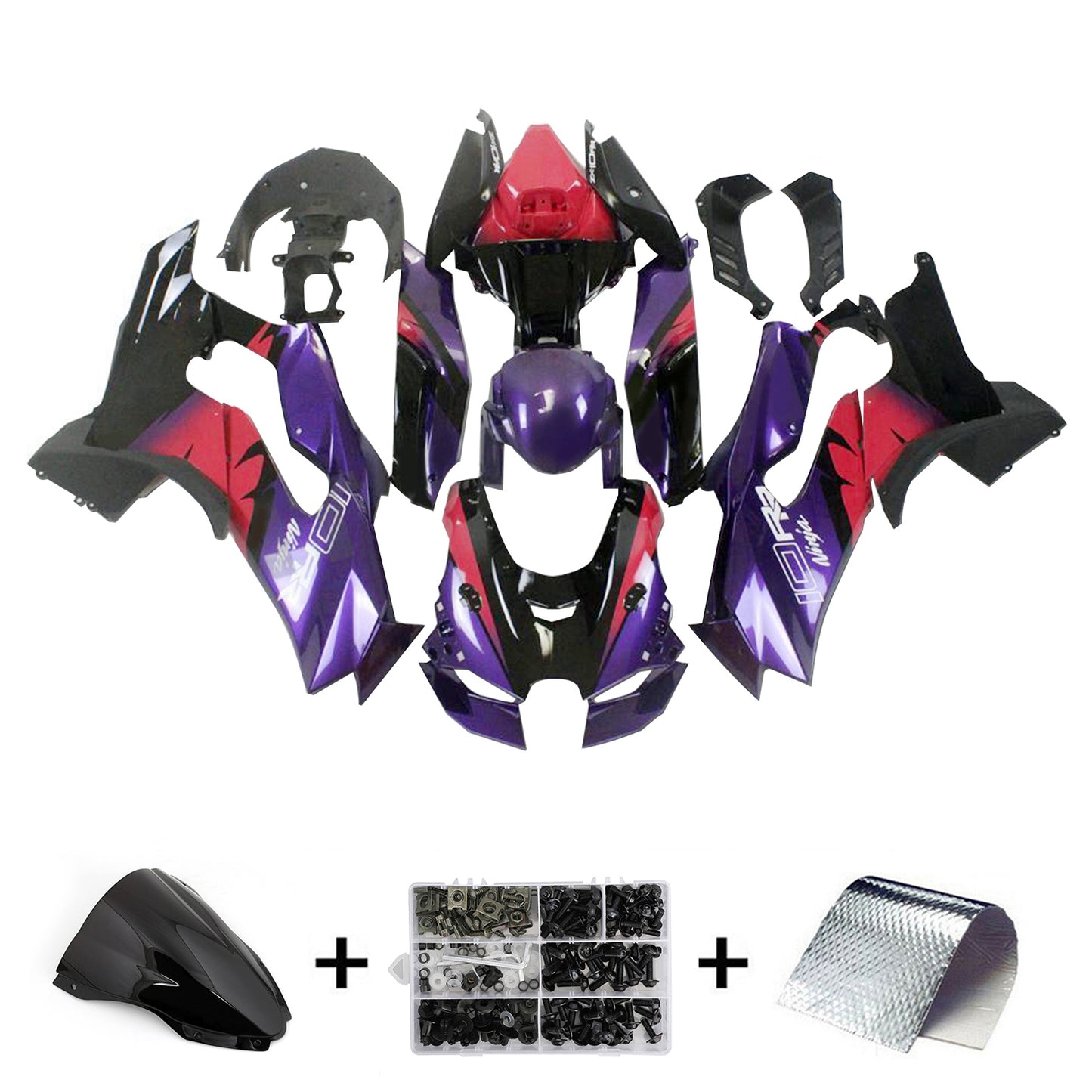 2021-2025 Kawasaki ZX-10R ZX10RR Kit carenatura iniezione Carrozzeria ABS