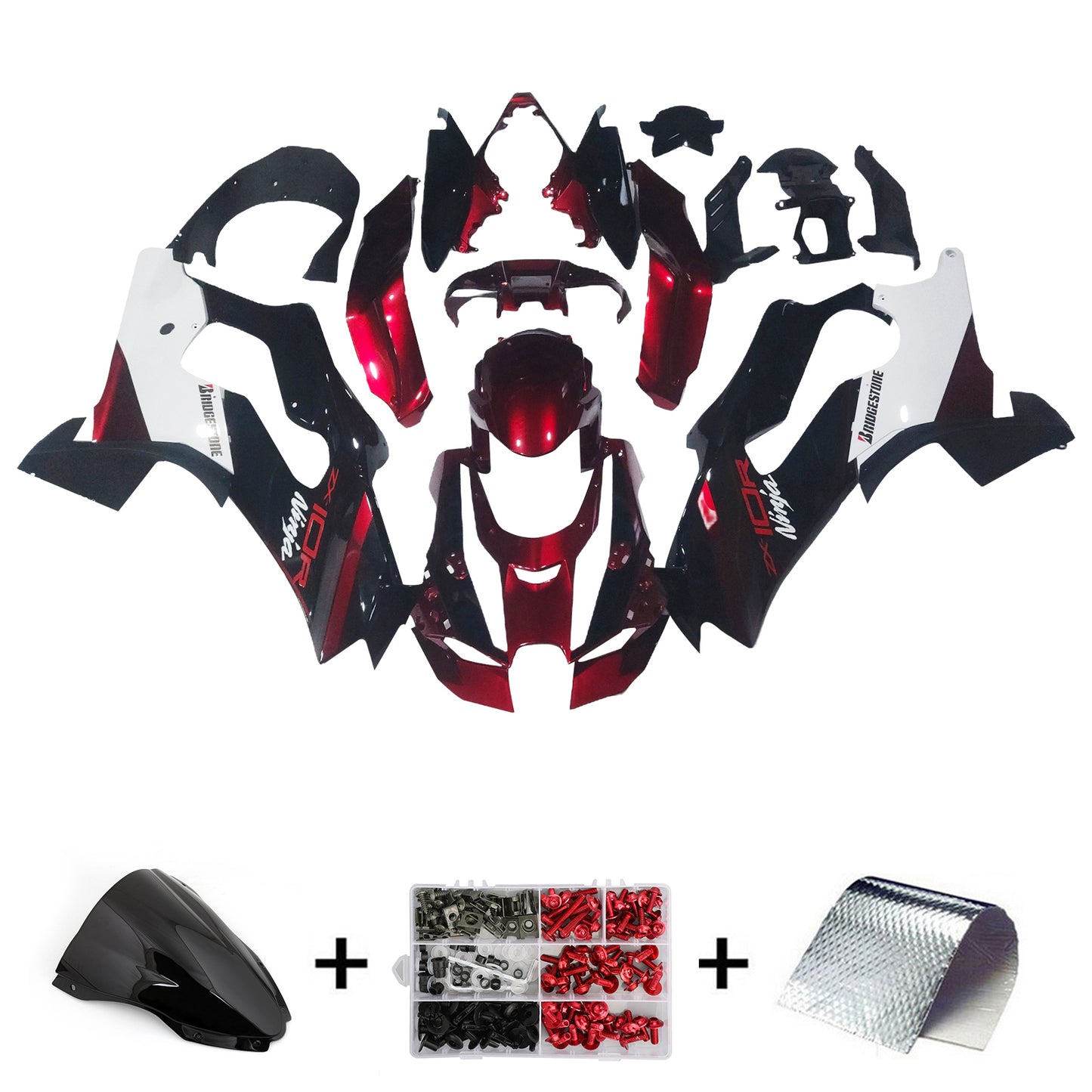 2021-2025 Kawasaki ZX-10R ZX10RR Kit carenatura iniezione Carrozzeria ABS