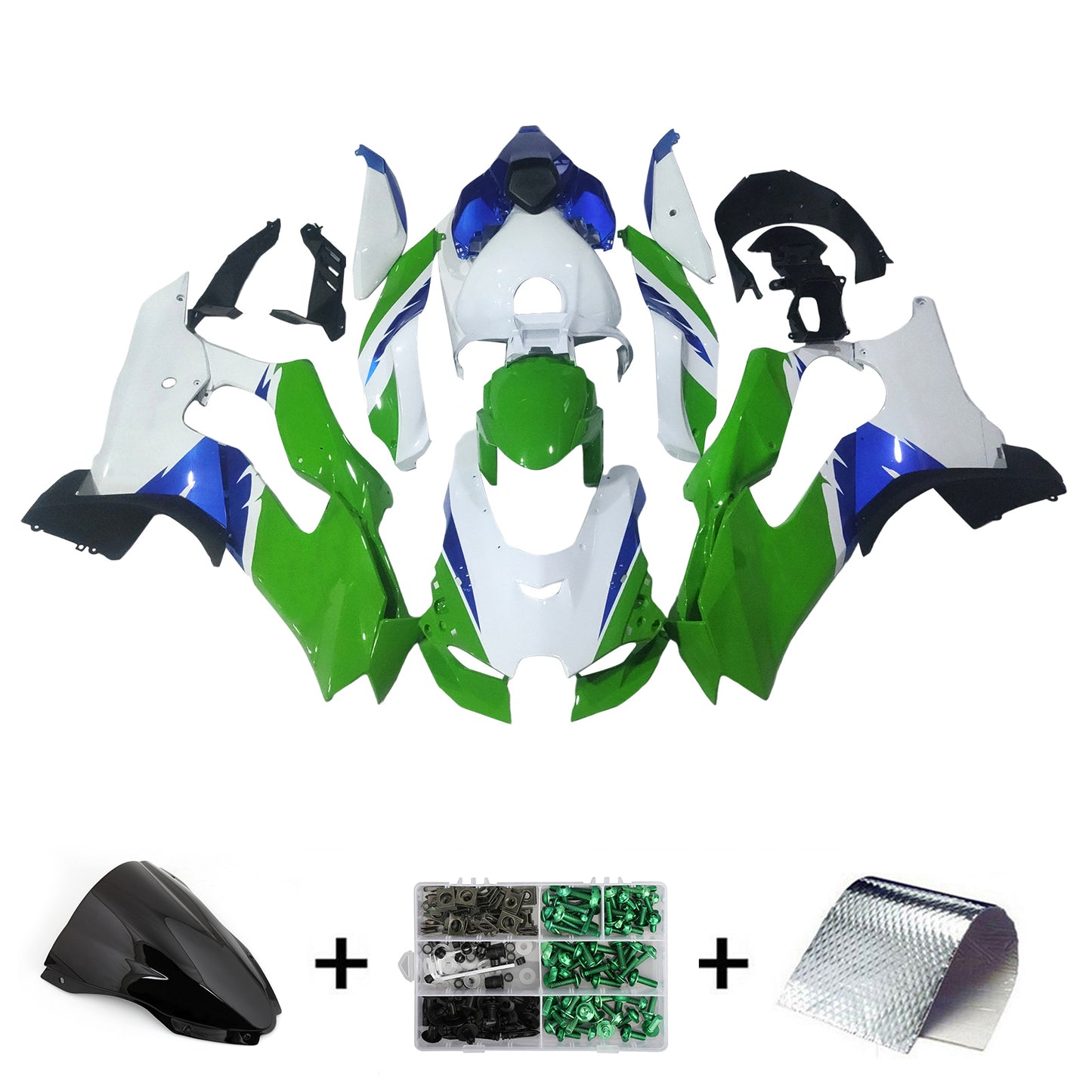 2021-2025 Kawasaki ZX-10R ZX-10RR Kit carenatura iniezione Carrozzeria ABS