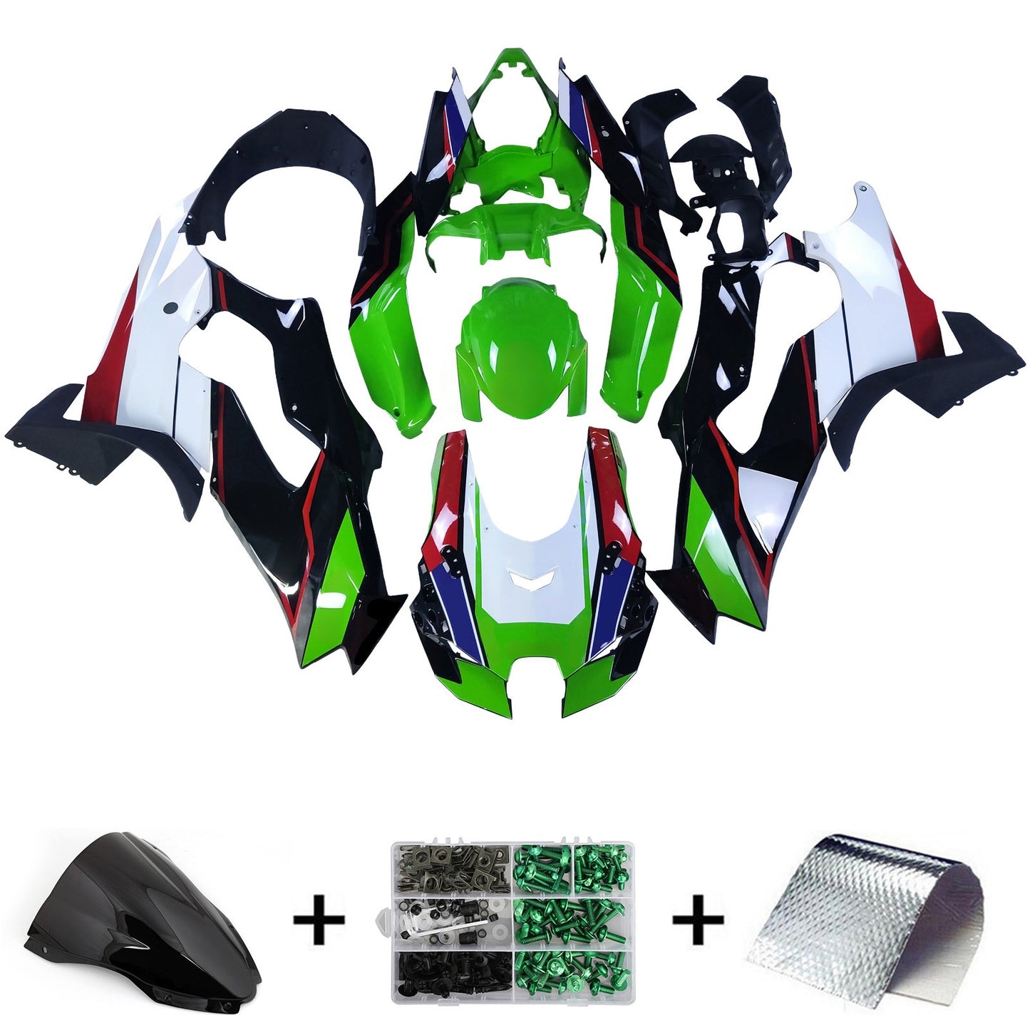 2021-2025 Kawasaki ZX-10R ZX-10RR Kit carenatura iniezione Carrozzeria ABS