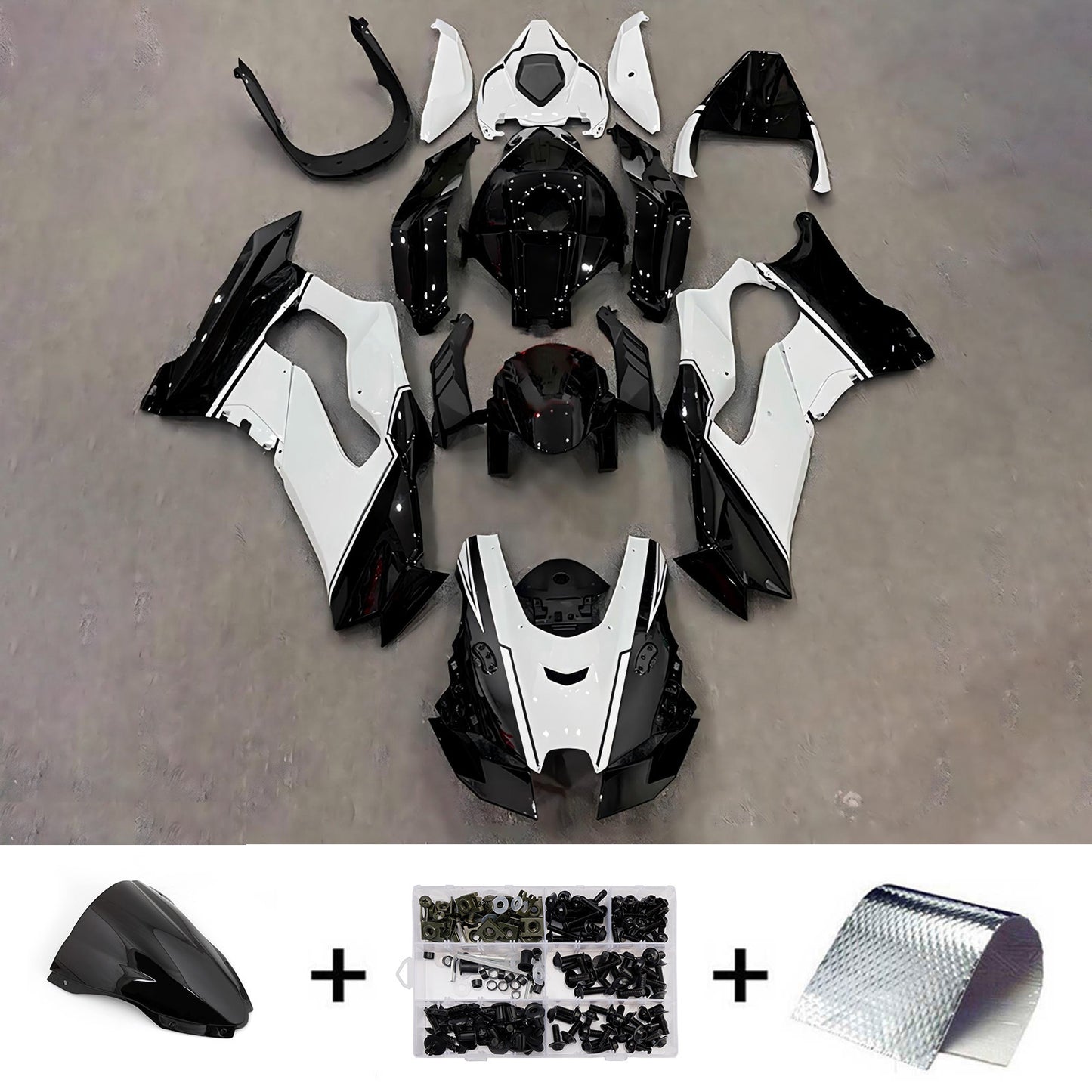 Kit carenatura iniezione ABS adatto per Kawasaki ZX-10R ZX-10RR 2021-2025