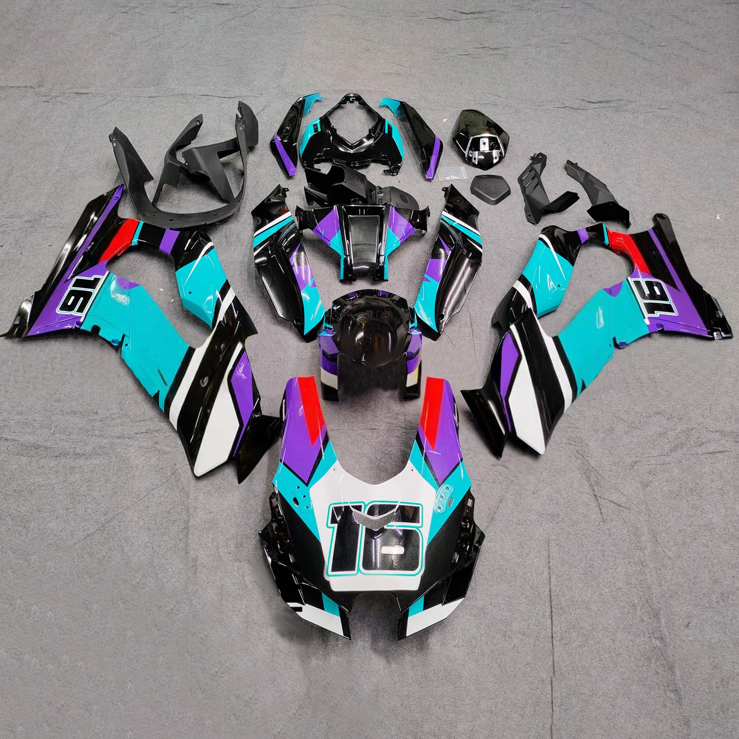 Kit carenatura iniezione ABS adatto per Kawasaki ZX-10R ZX-10RR 2021-2025