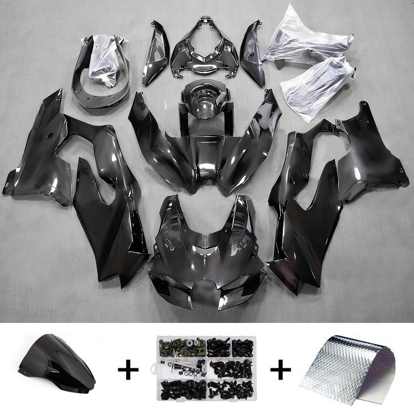 Kit carenatura iniezione ABS adatto per Kawasaki ZX-10R ZX-10RR 2021-2025