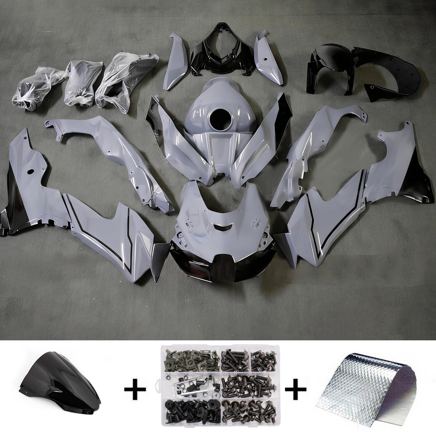 Kit carenatura iniezione ABS adatto per Kawasaki ZX-10R ZX-10RR 2021-2025