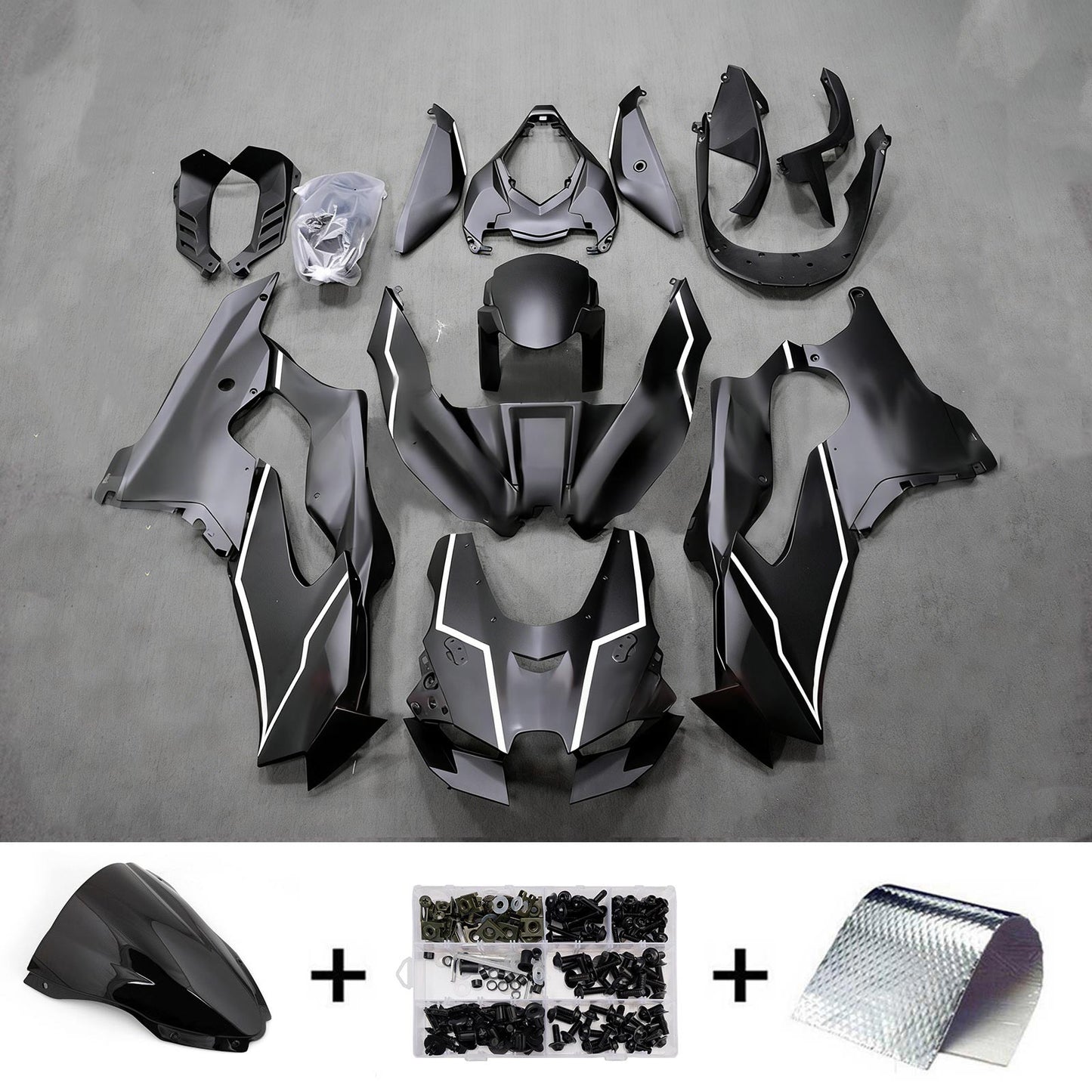 Kit carenatura iniezione ABS adatto per Kawasaki ZX-10R ZX-10RR 2021-2025