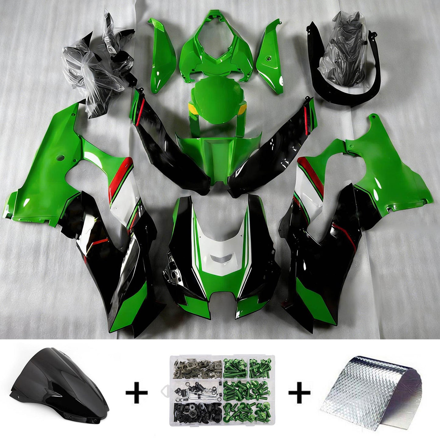 Kit carenatura iniezione ABS adatto per Kawasaki ZX-10R ZX-10RR 2021-2025
