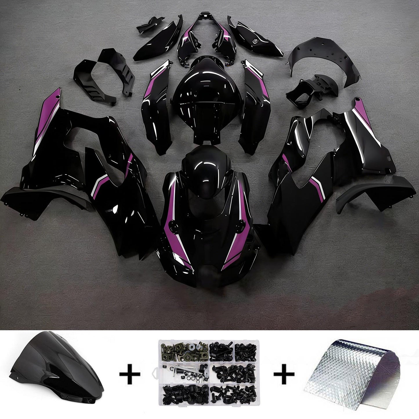 Kit carenatura iniezione ABS adatto per Kawasaki ZX-10R ZX-10RR 2021-2025