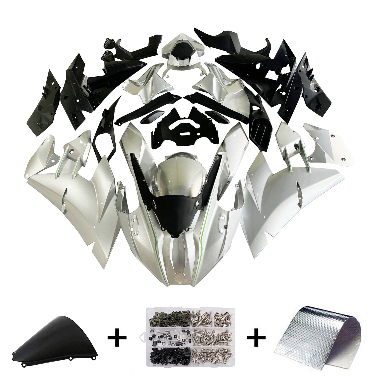 Kit carenatura Bodywork ABS per Kawasaki Ninja H2 2015-2022