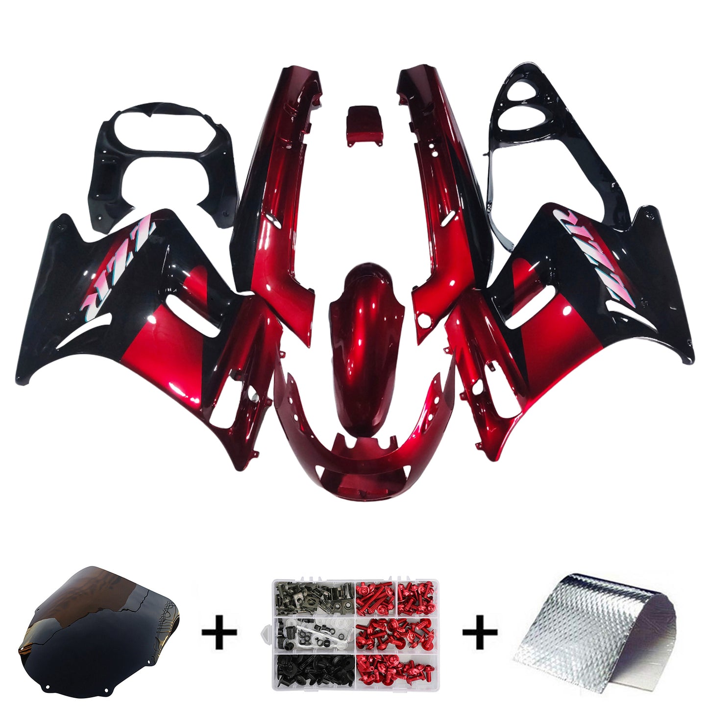 Kit carenatura iniezione Kawasaki ZZR250 1996-2007 Carrozzeria ABS