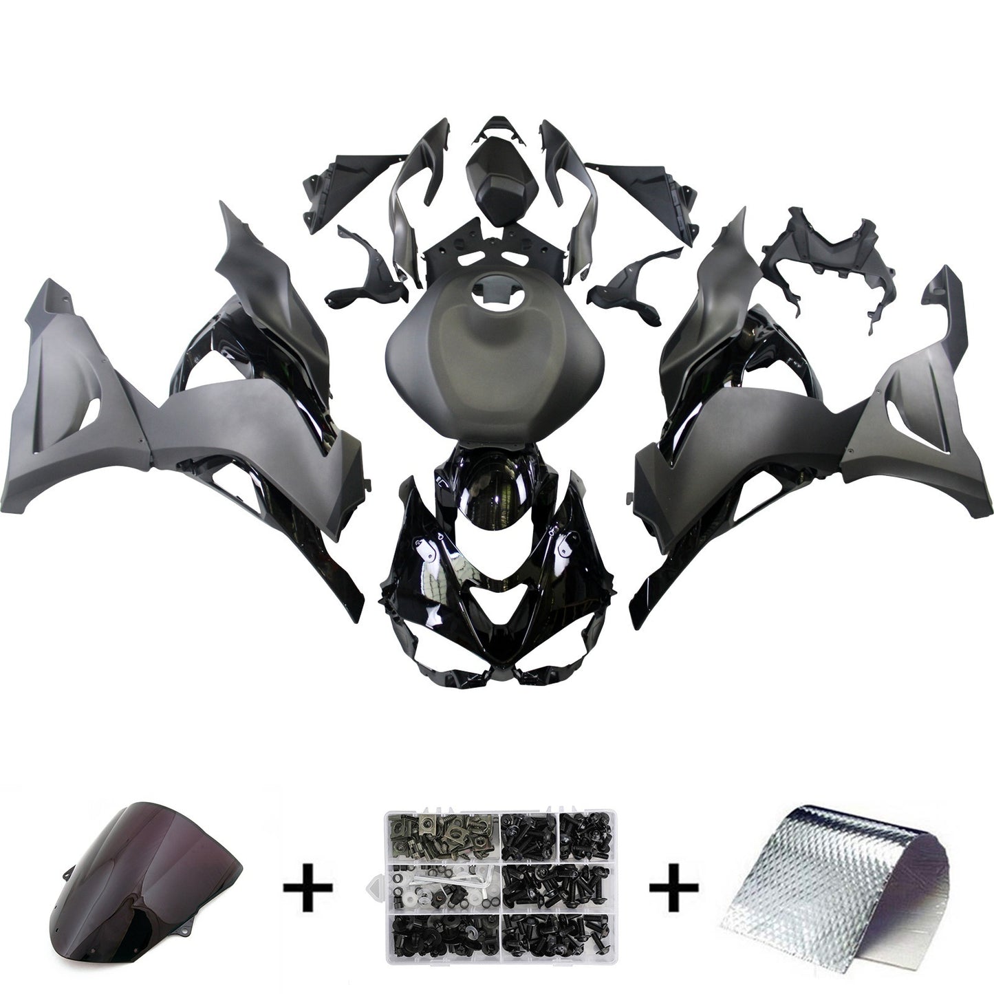 2024-2026 Kawasaki ZX-6R ZX6R Kit carenatura iniezione Carrozzeria Plastica ABS
