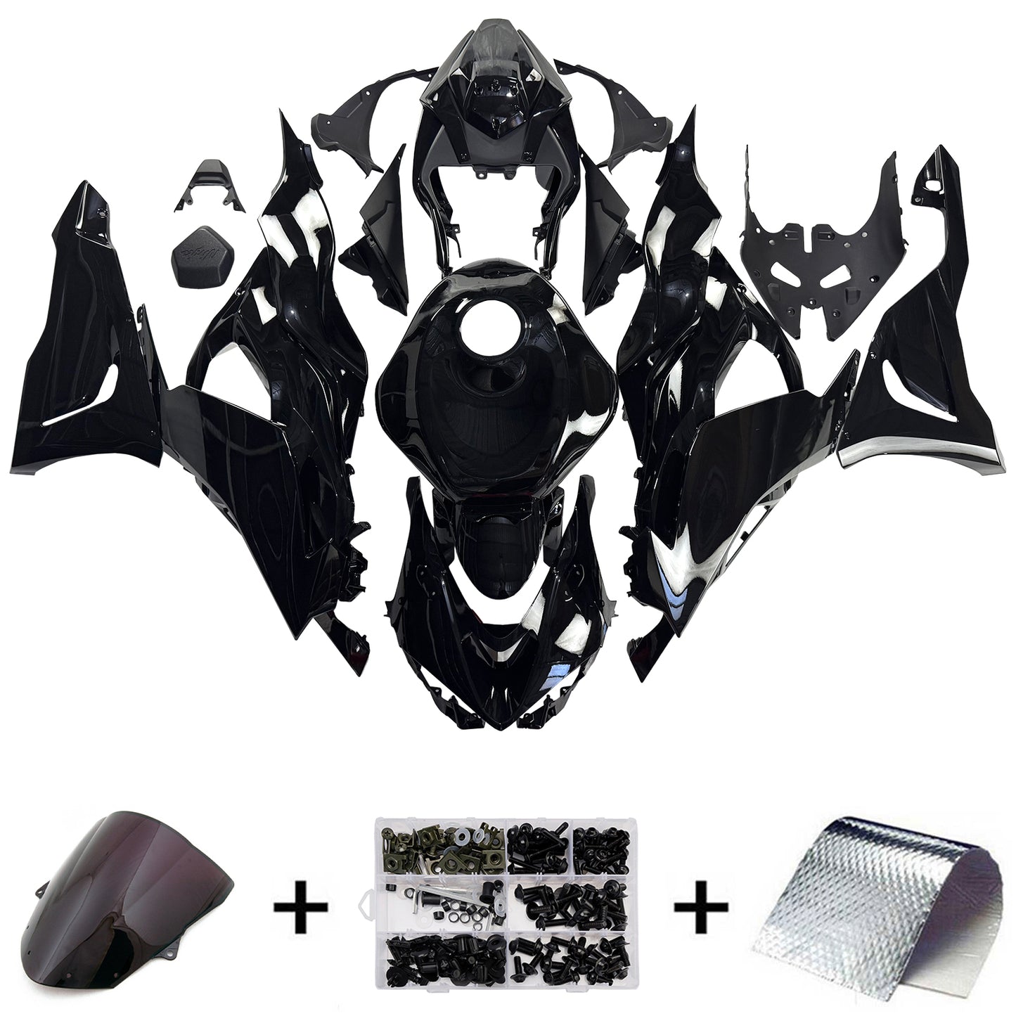 Kit carenatura iniezione in plastica ABS adatto per Kawasaki ZX-6R 2024-2026