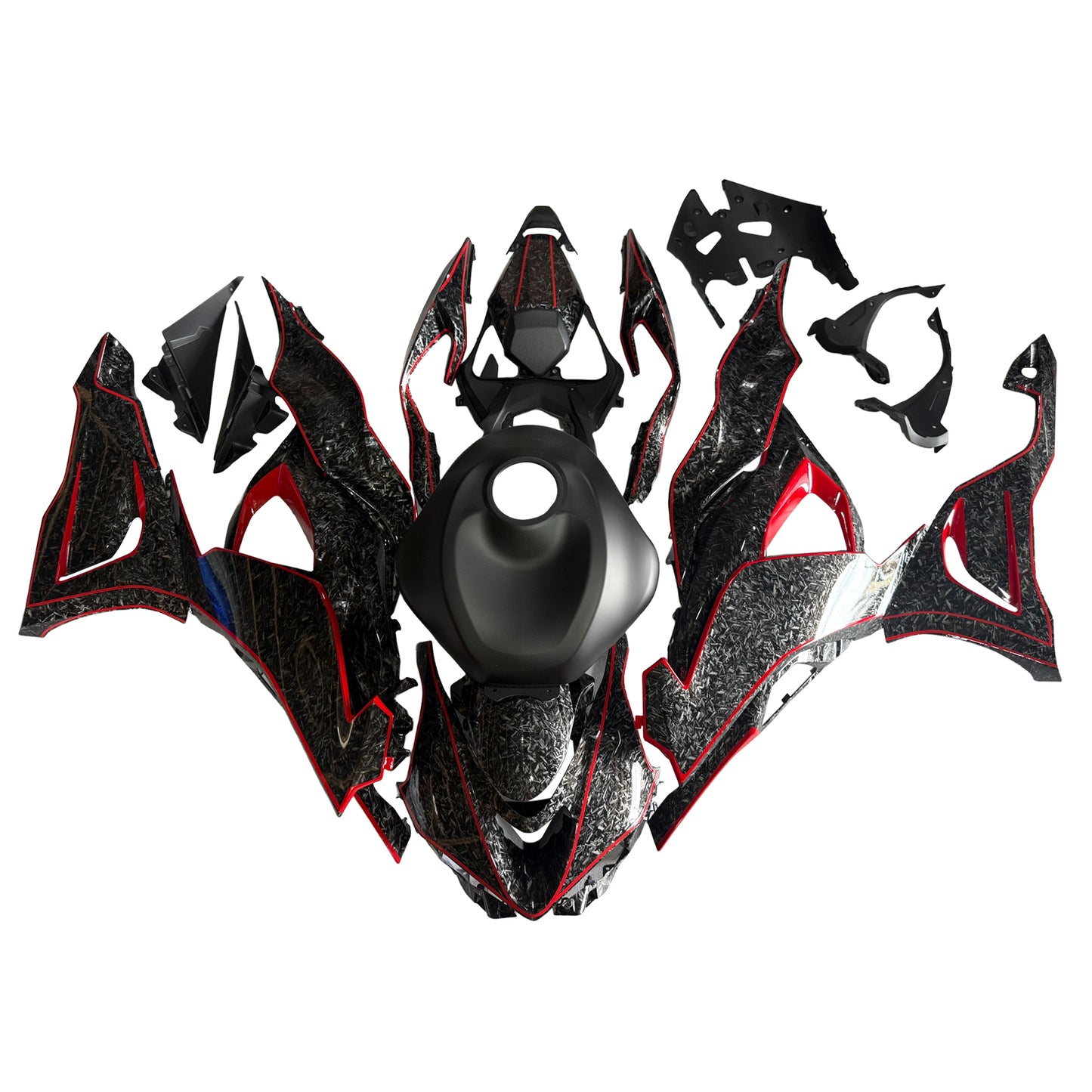 Kit carenatura iniezione in plastica ABS adatto per Kawasaki ZX-6R 2024-2026