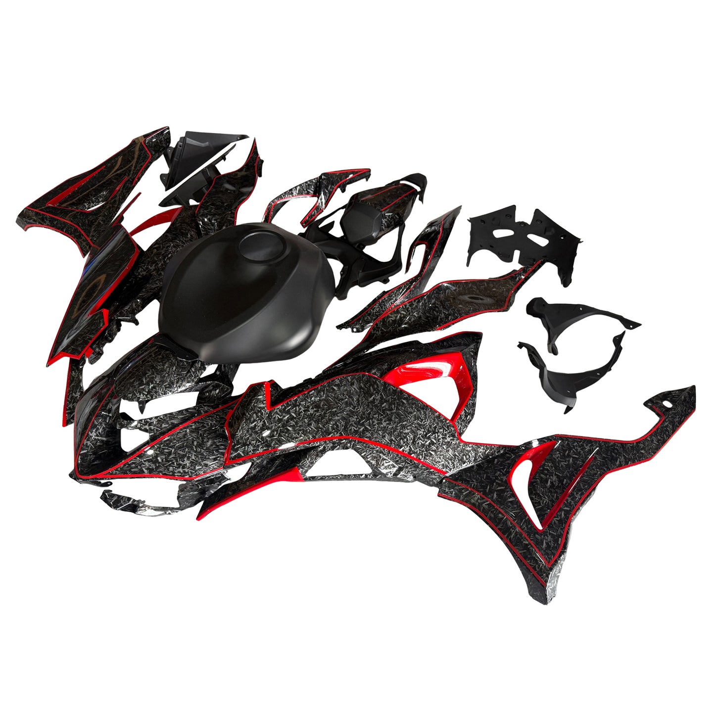 Kit carenatura iniezione in plastica ABS adatto per Kawasaki ZX-6R 2024-2026